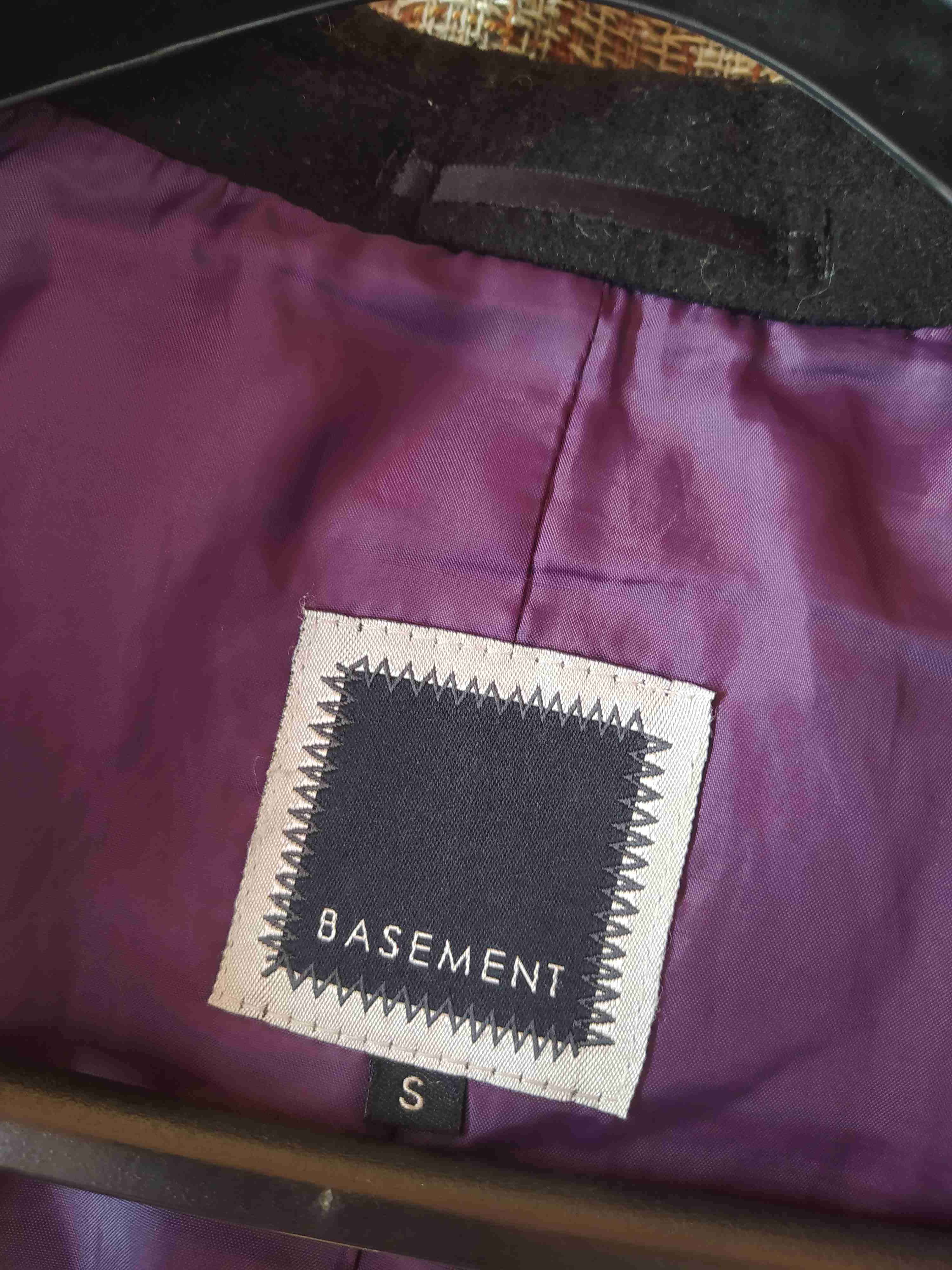 Chaqueta Abrigo Basement negro talla S - miniatura 1