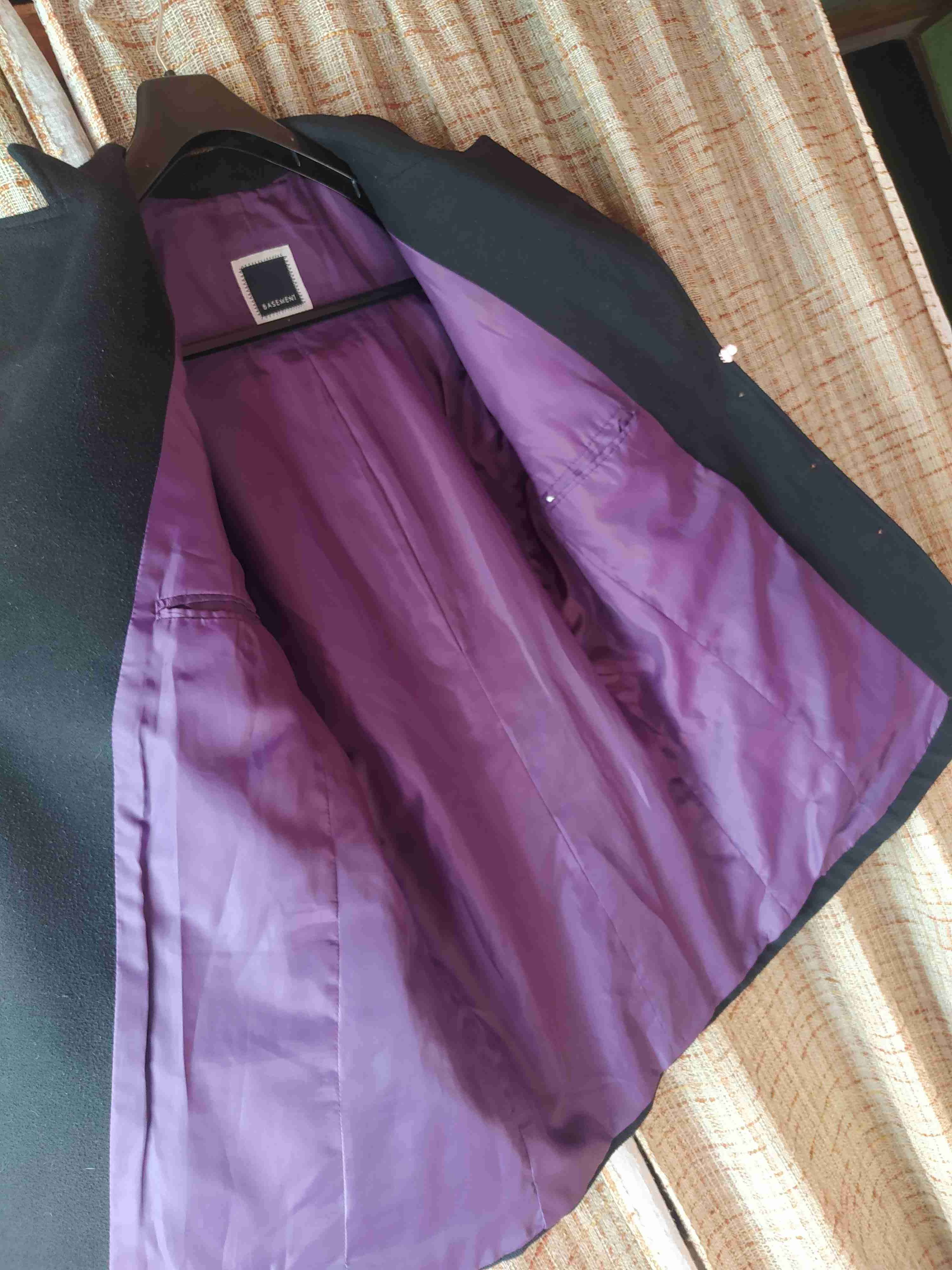 Chaqueta Abrigo Basement negro talla S - miniatura 2