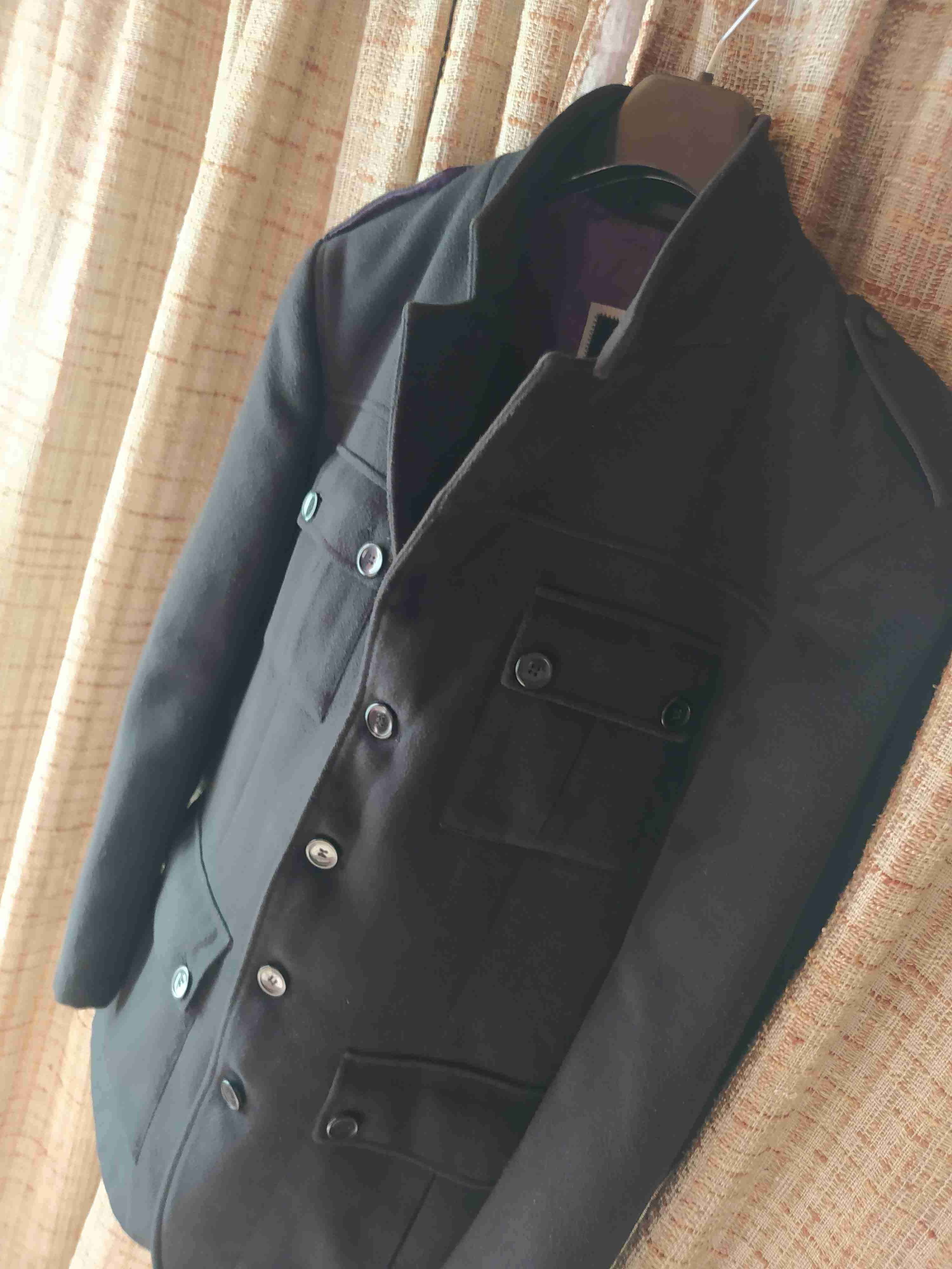 Chaqueta Abrigo Basement negro talla S - miniatura 6