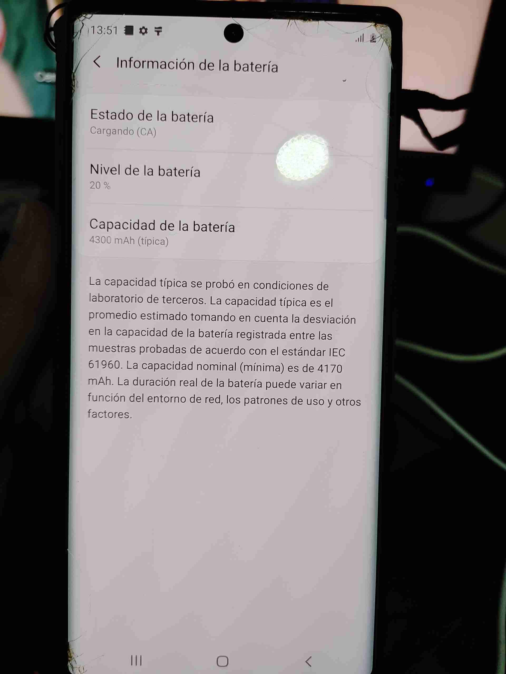 Samsung Galaxy Note10+ detalles en pantalla - 2