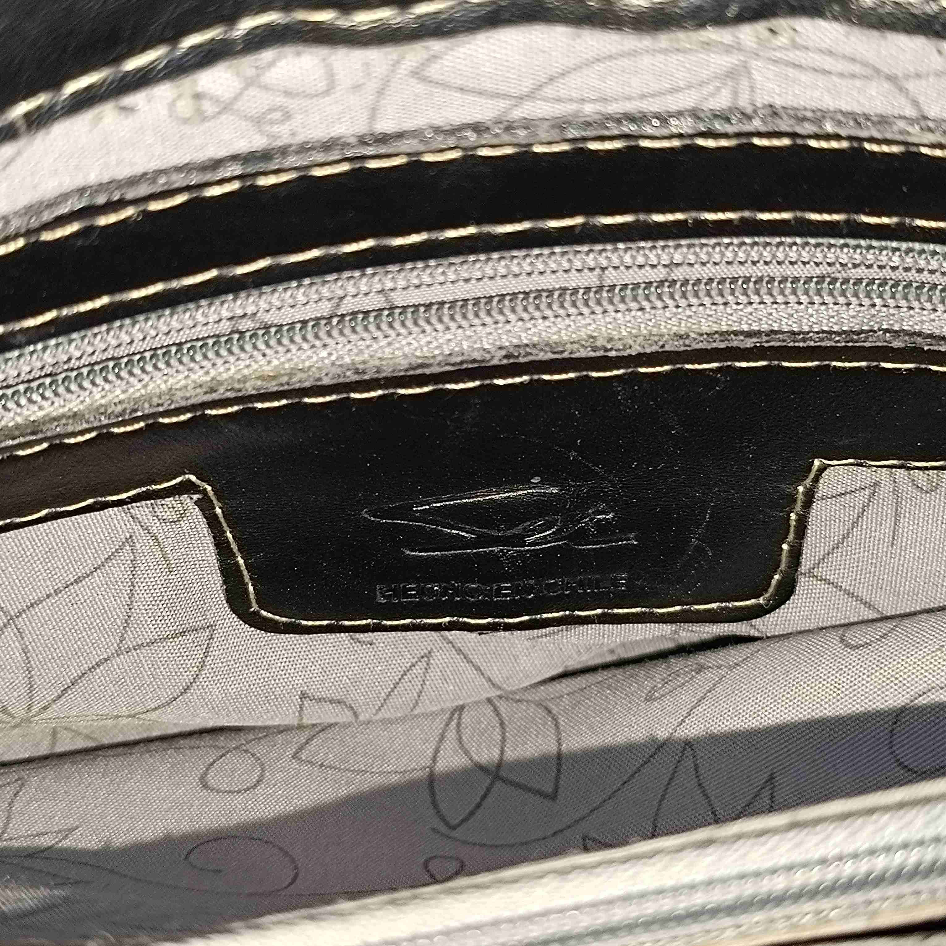 Cartera de cuero, marca Sei - 4