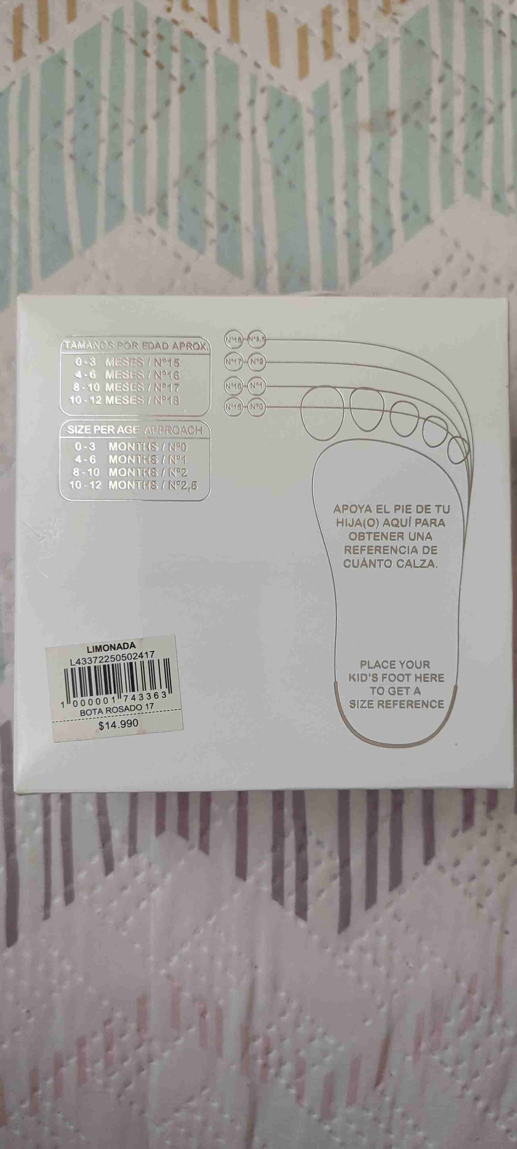 Botitas rosadas con lazo Limonada N°17 - miniatura 3