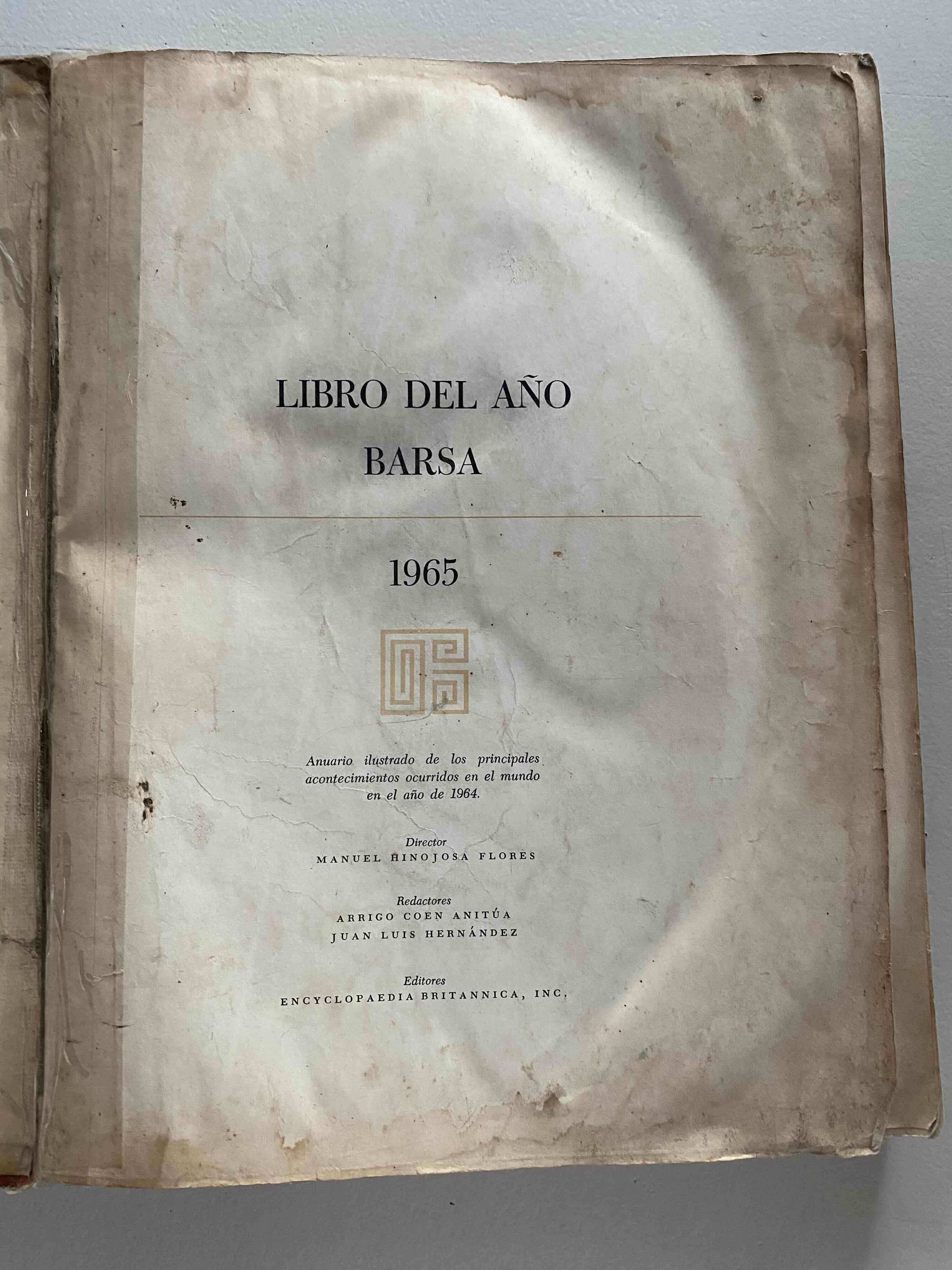 Libro del Año Barsa 1965 Interesante!! - miniatura 3