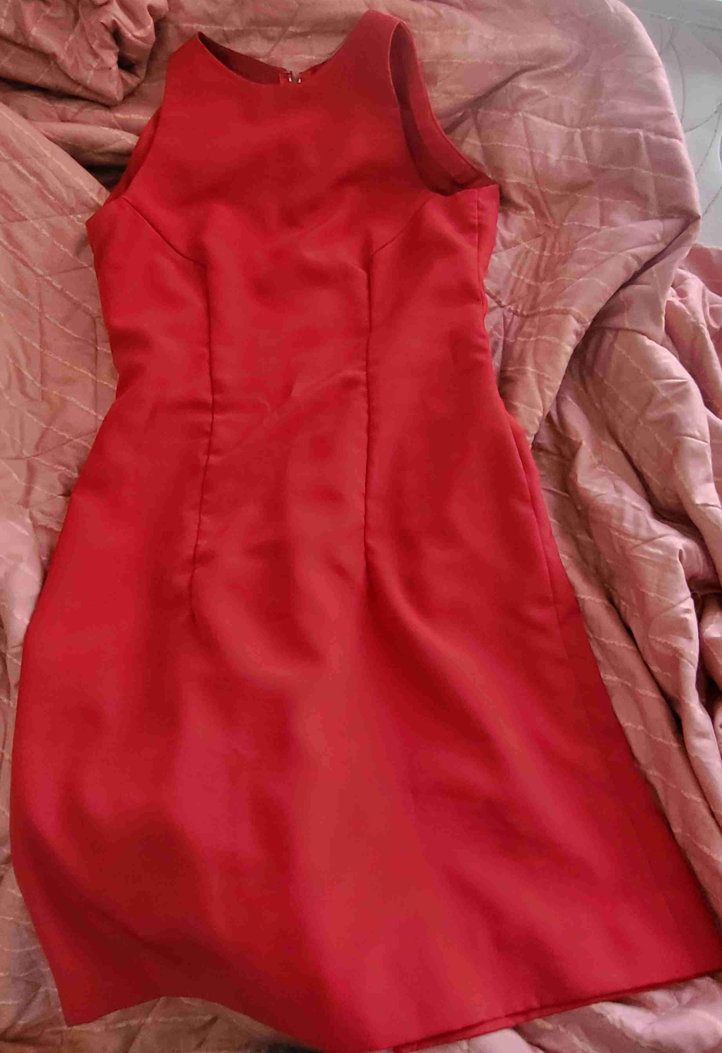 Vestido blanco y negro, rojo - miniatura 3