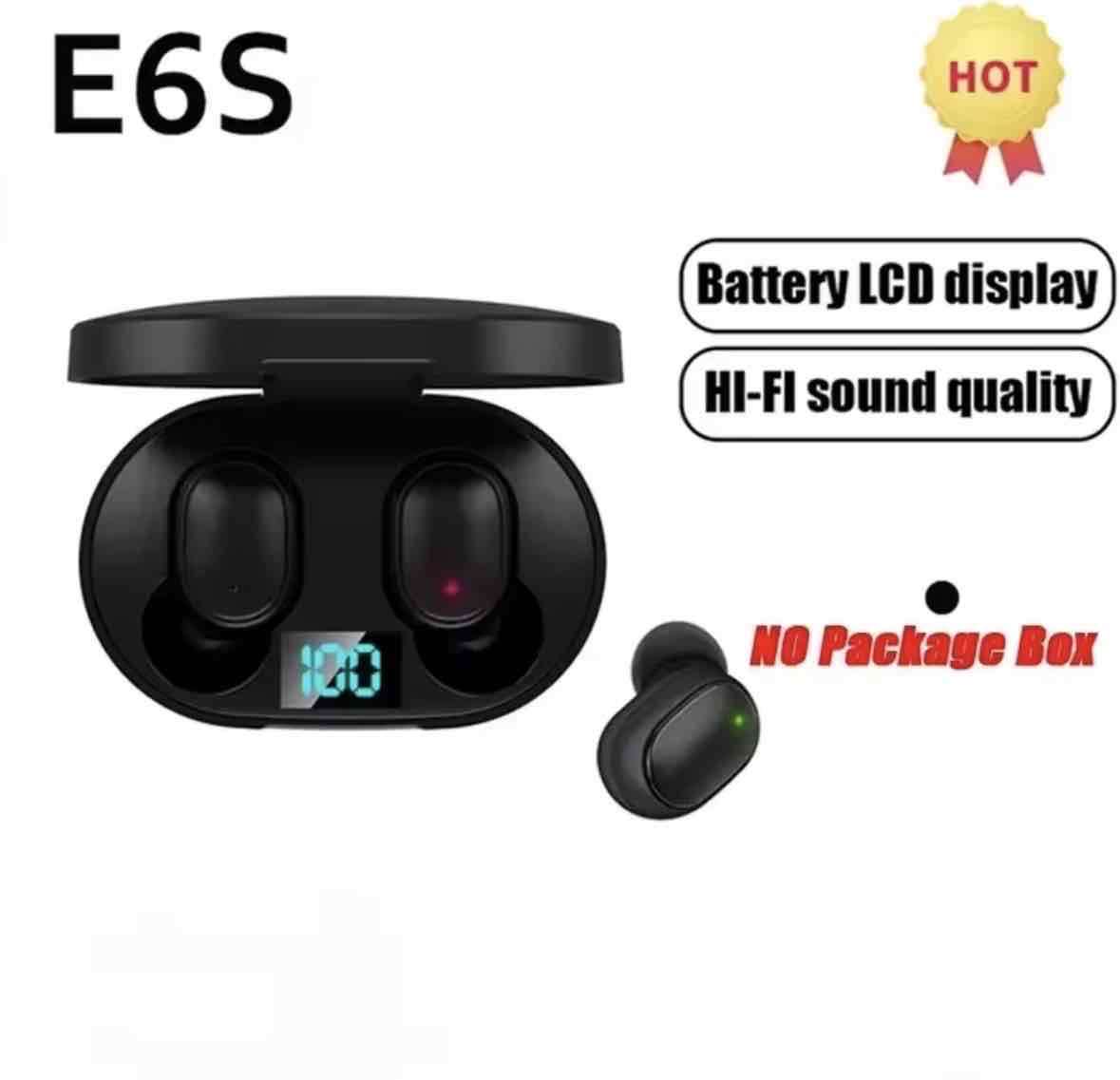 Auriculares Bluetooth E6S con pantalla LCD - miniatura 1