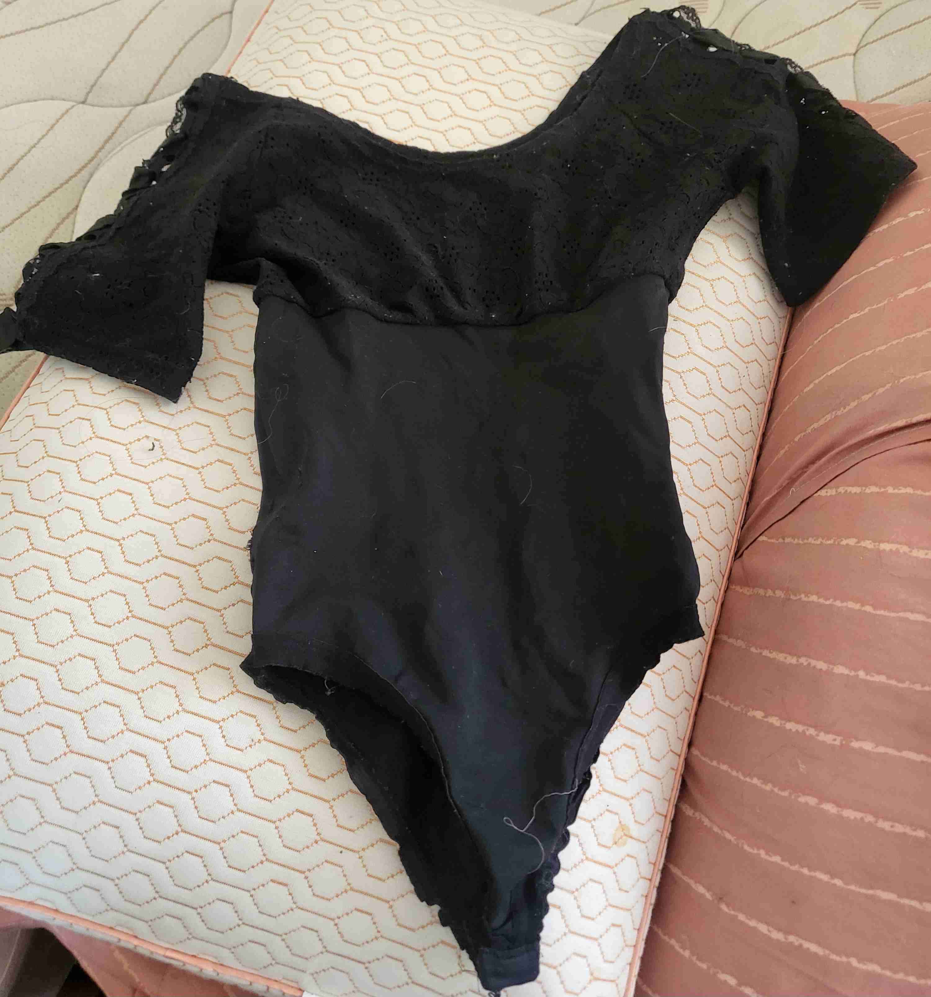 Body negro manga corta - 1