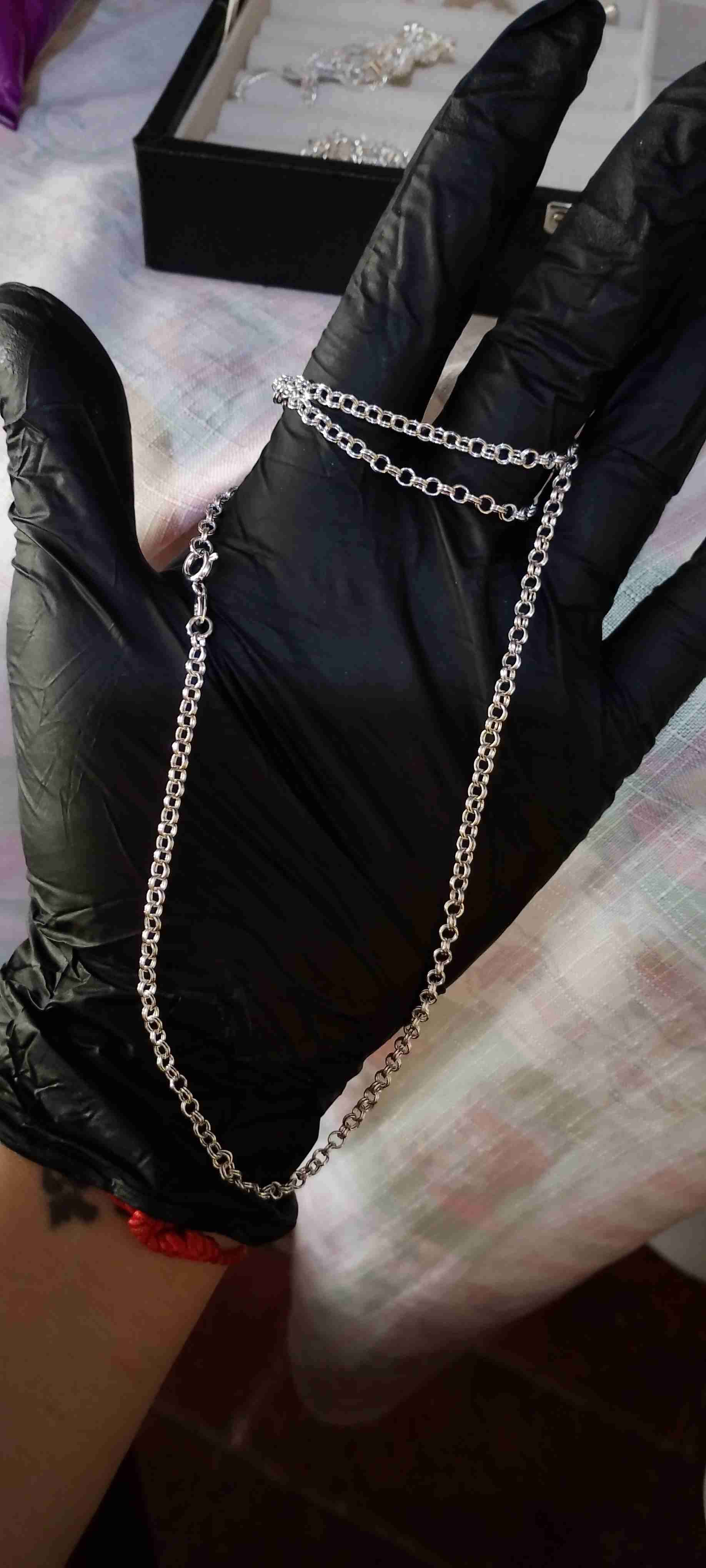 Cadena de plata estilo elegante - miniatura 1