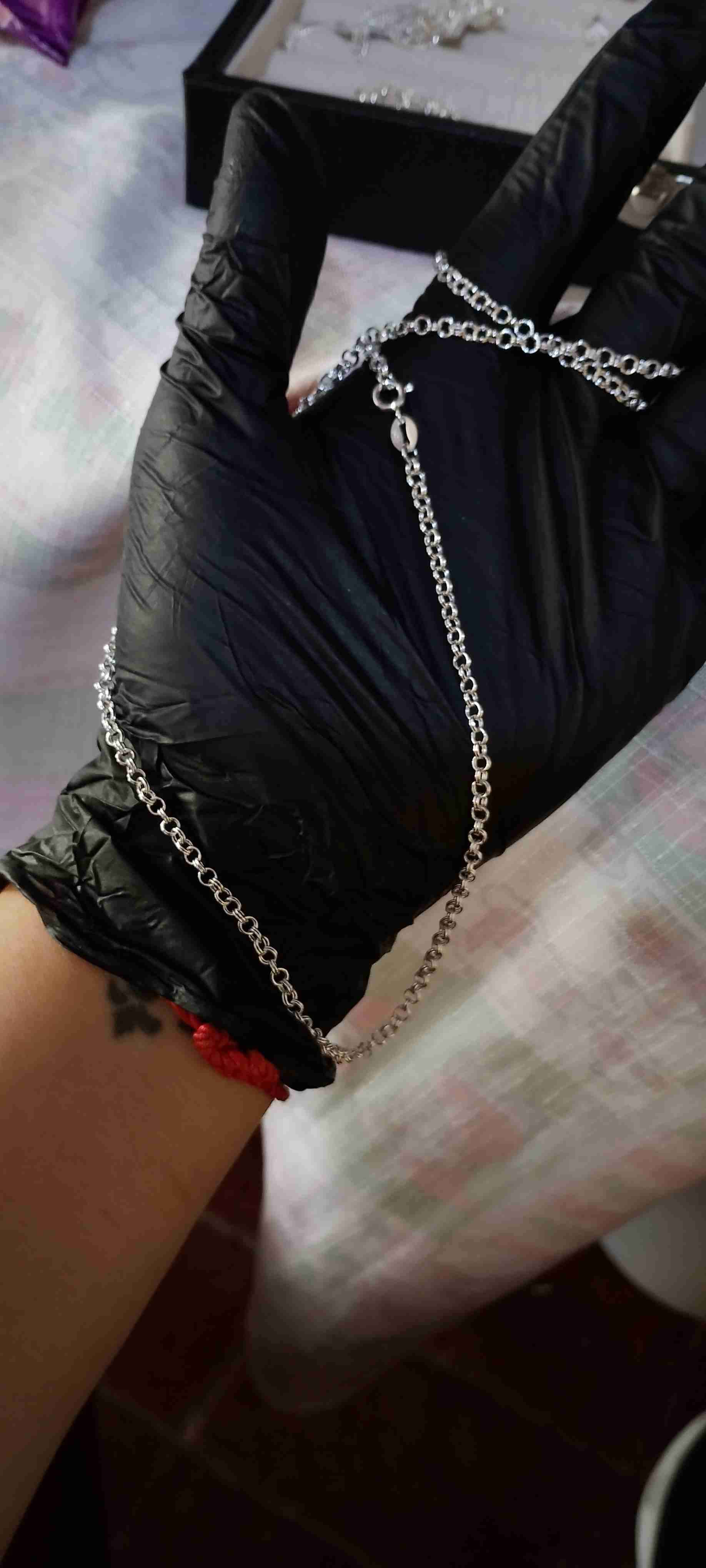 Cadena de plata estilo elegante - miniatura 2