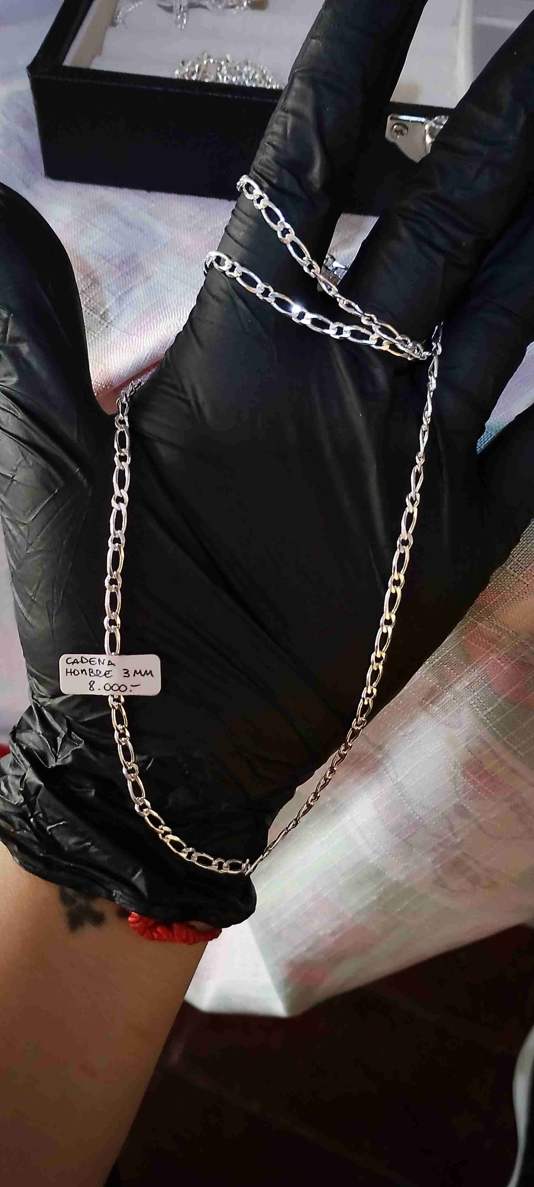 Cadena de plata 3mm - miniatura 1