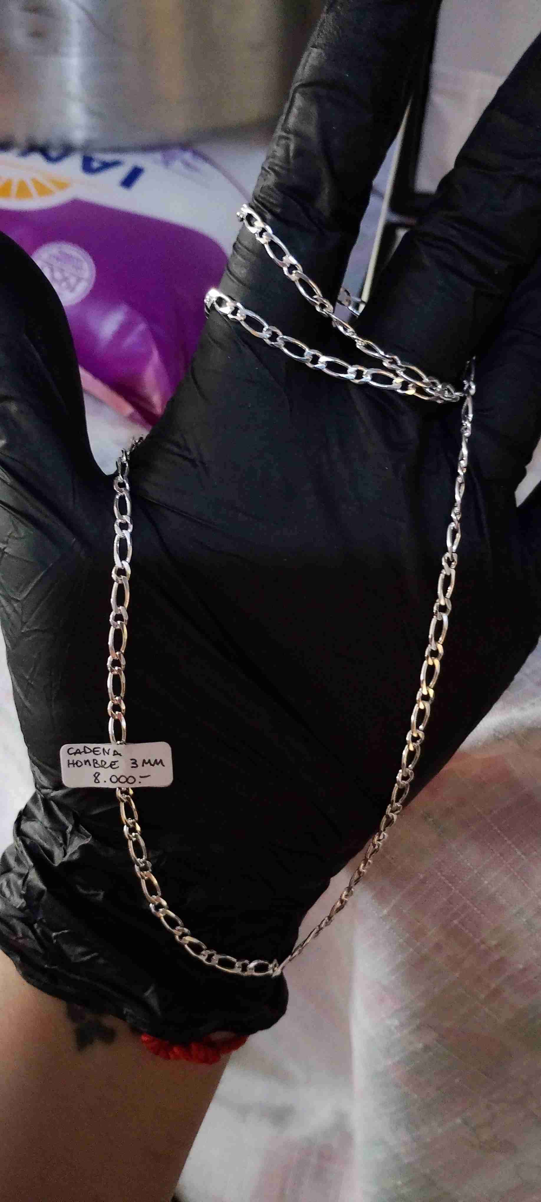 Cadena de plata 3mm - miniatura 2