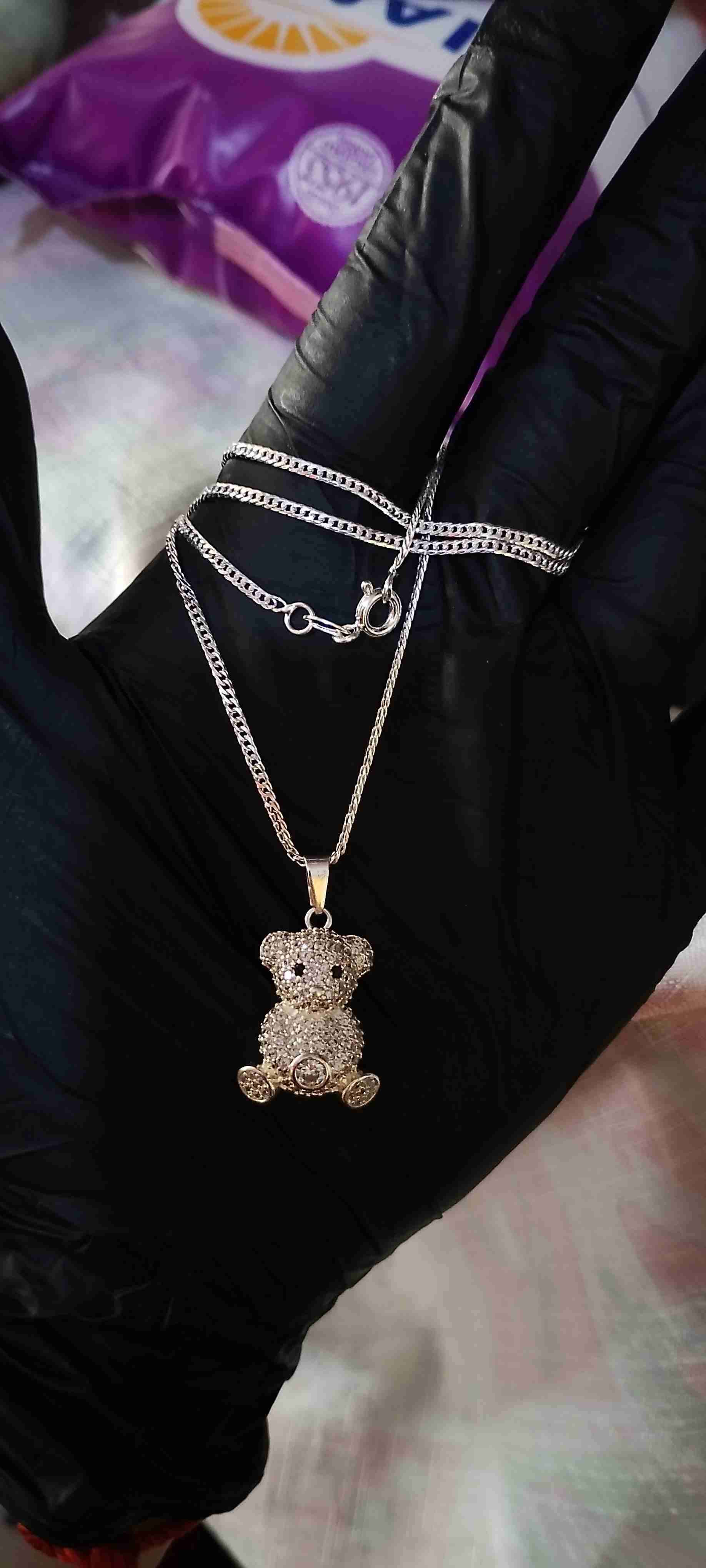 Collar con dije de osito