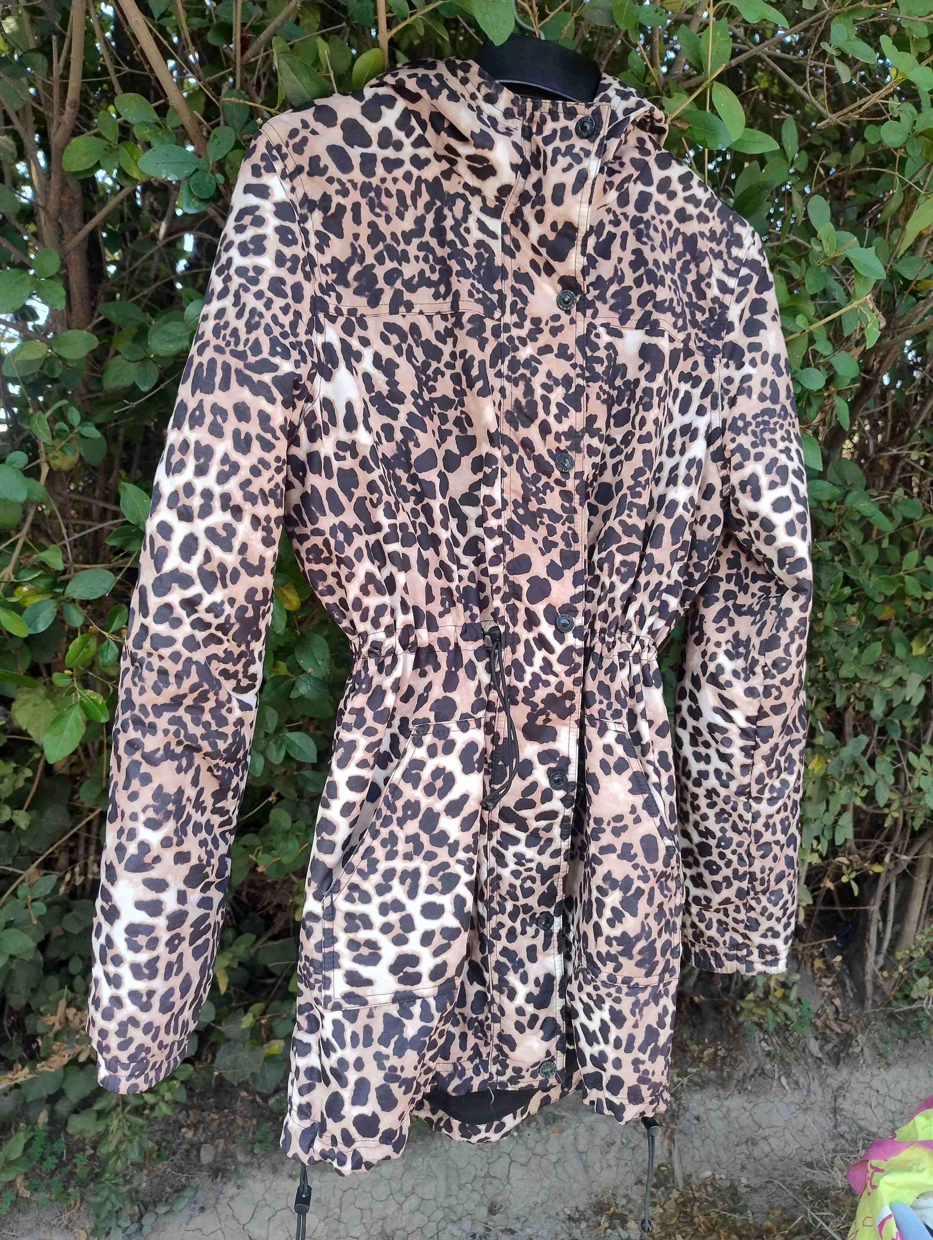 Parka animal print mujer