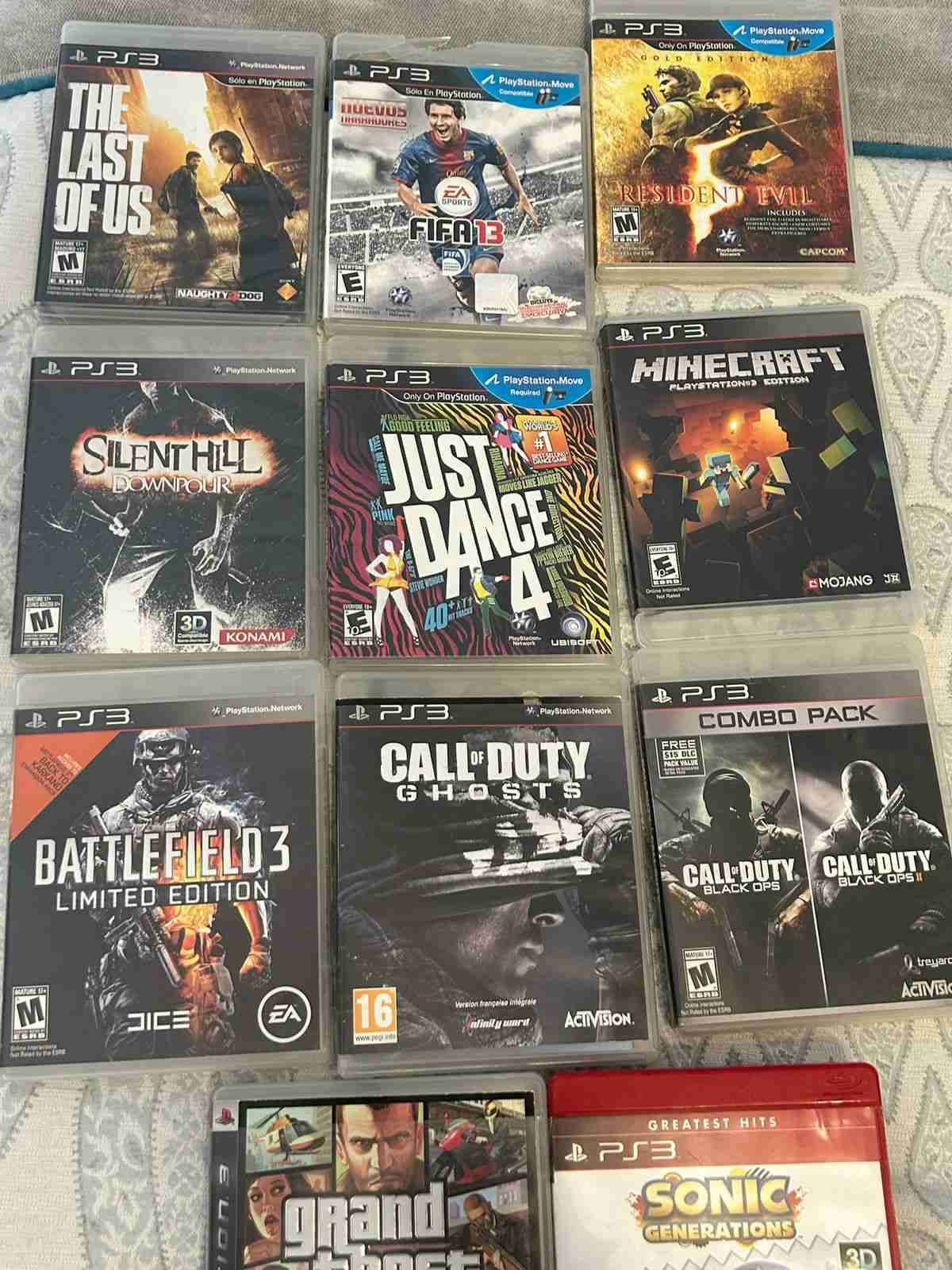 Lote de juegos PS3 variados - 1