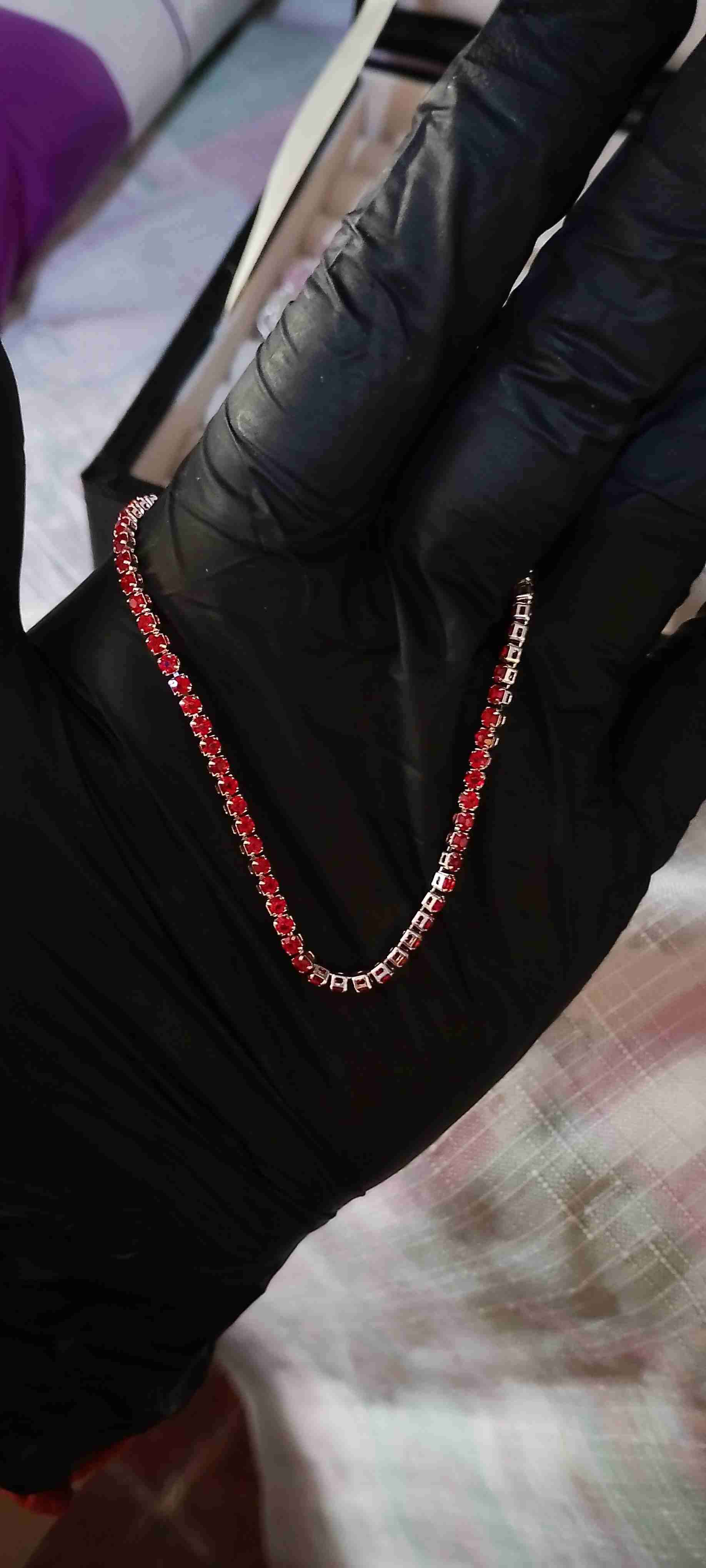 Pulsera con piedras rojas - miniatura 2