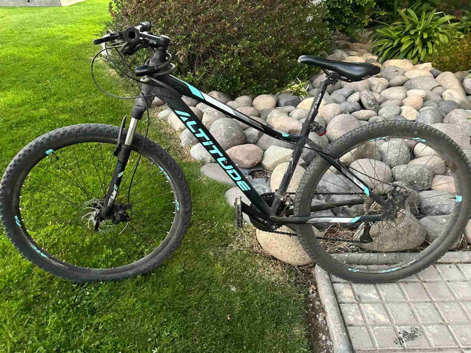 Bicicleta montaña Altitude negra - miniatura 2