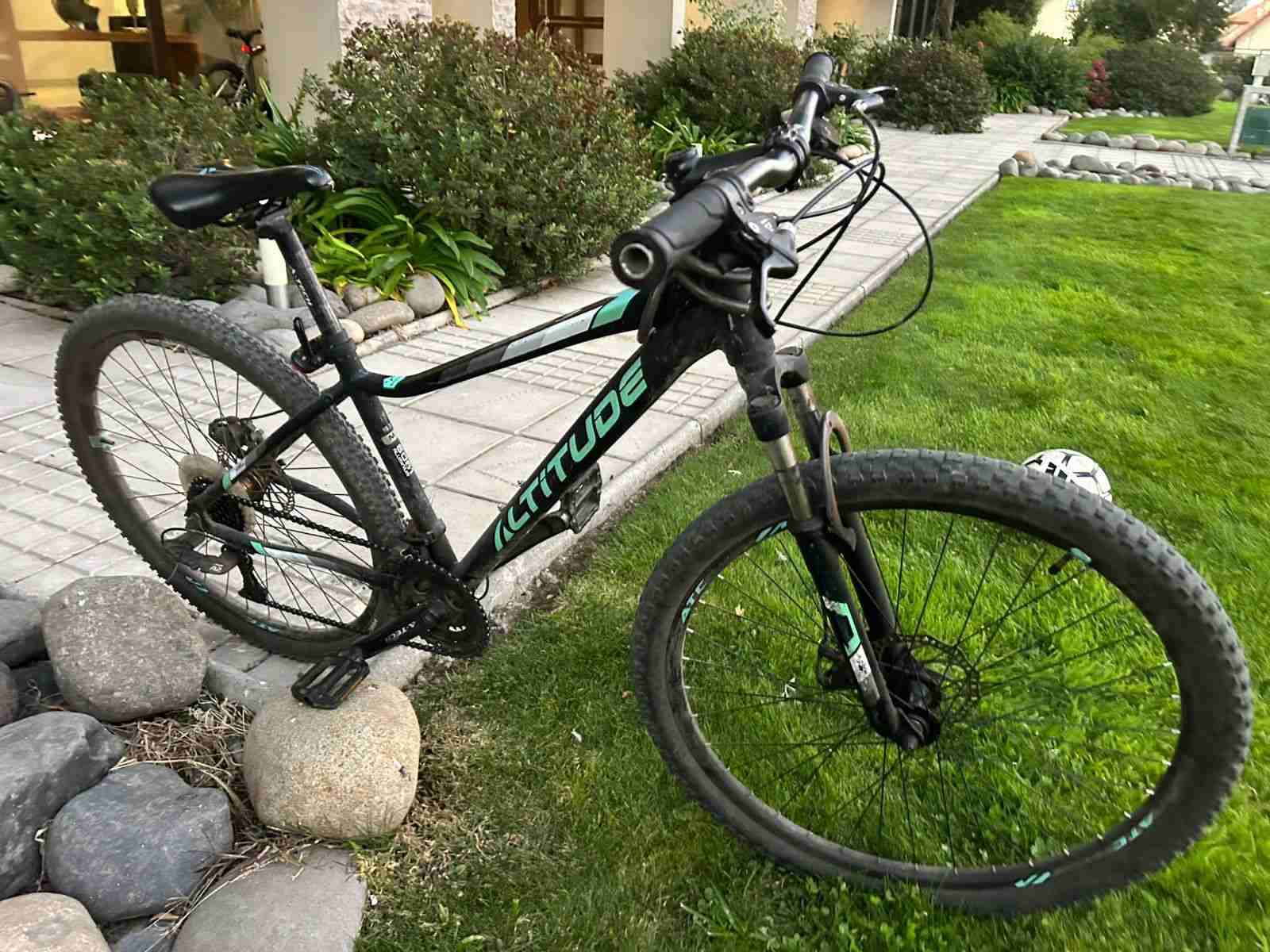 Bicicleta montaña Altitude negra - miniatura 3