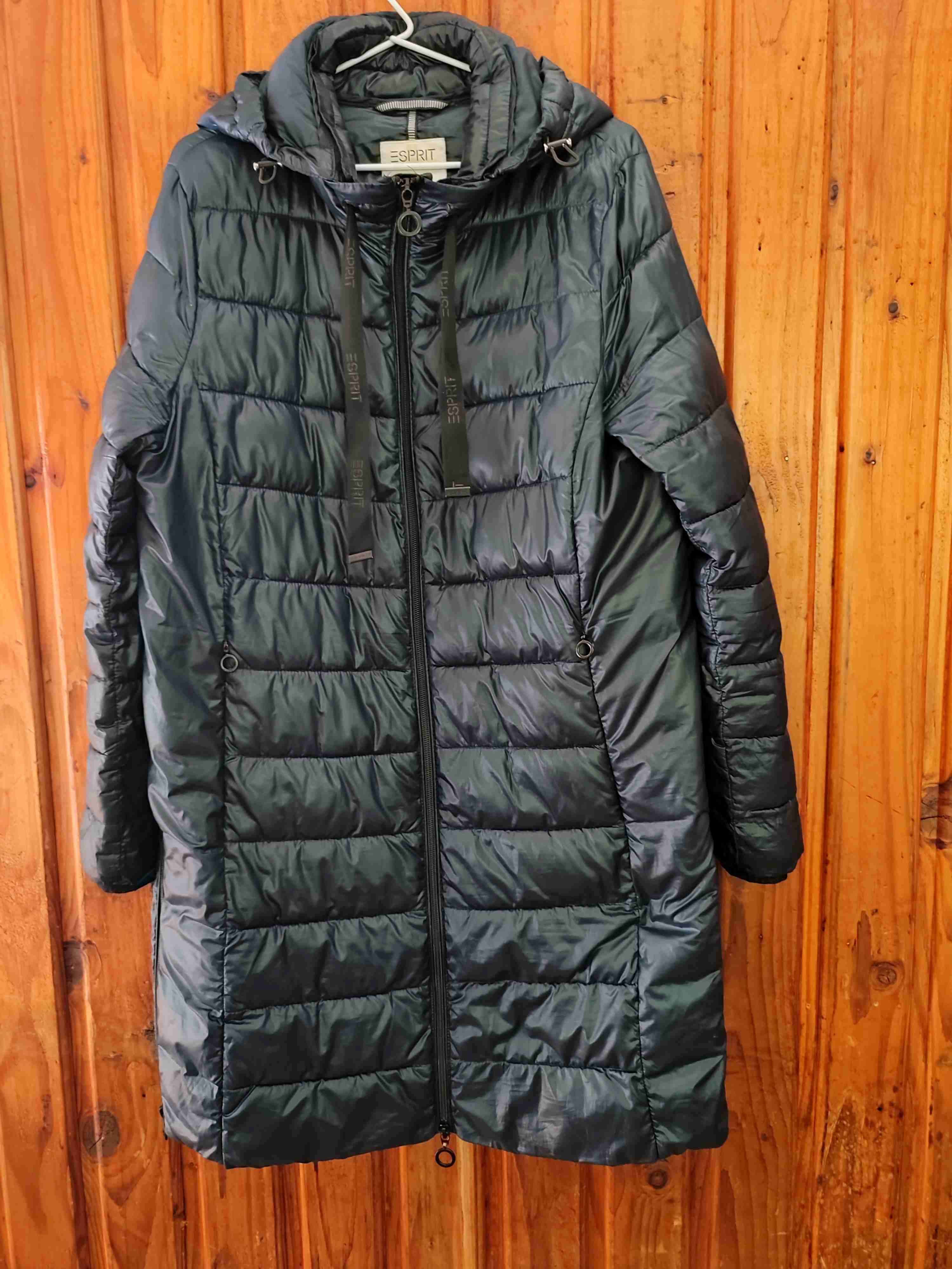 Abrigo largo acolchado negro - miniatura 1