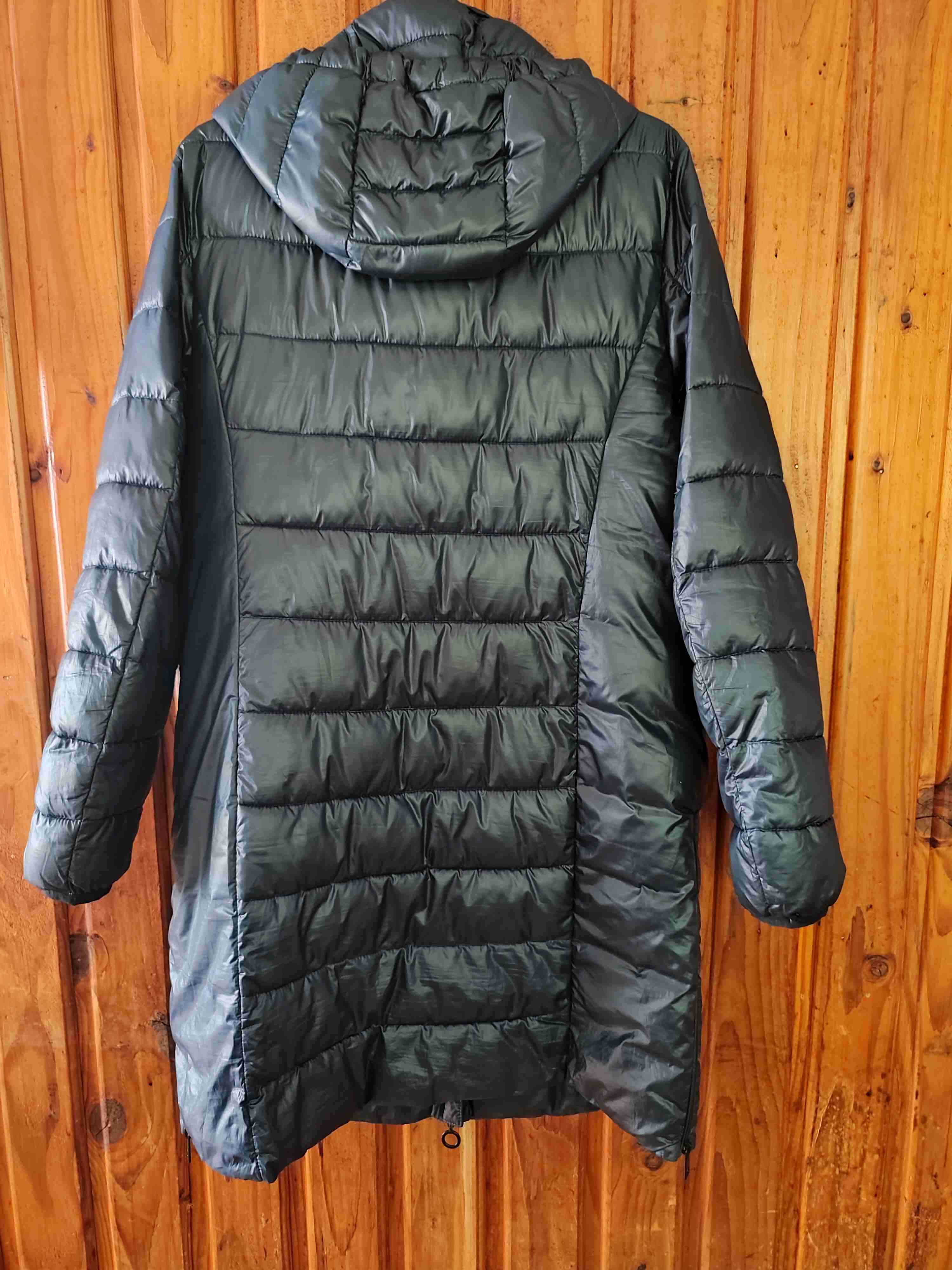 Abrigo largo acolchado negro - miniatura 3