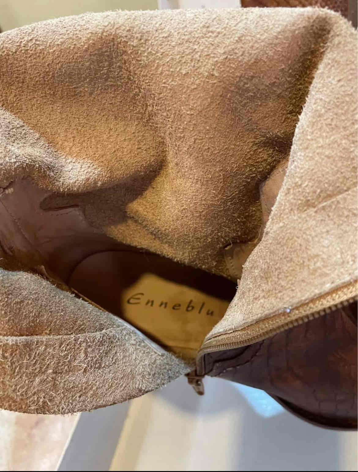 Botas vaqueras cuero color caramelo - miniatura 6