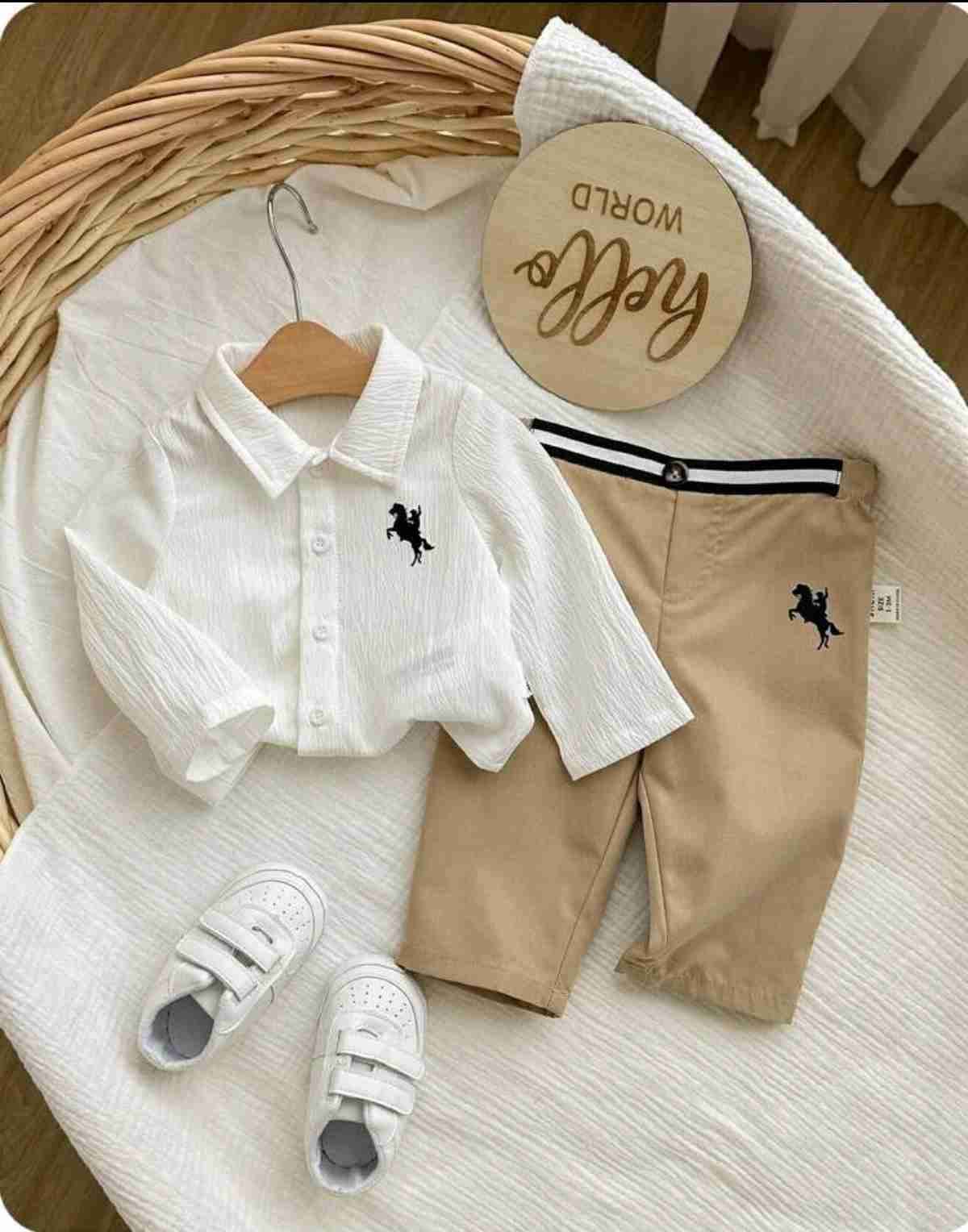 Conjunto infantil camisa y pantalón