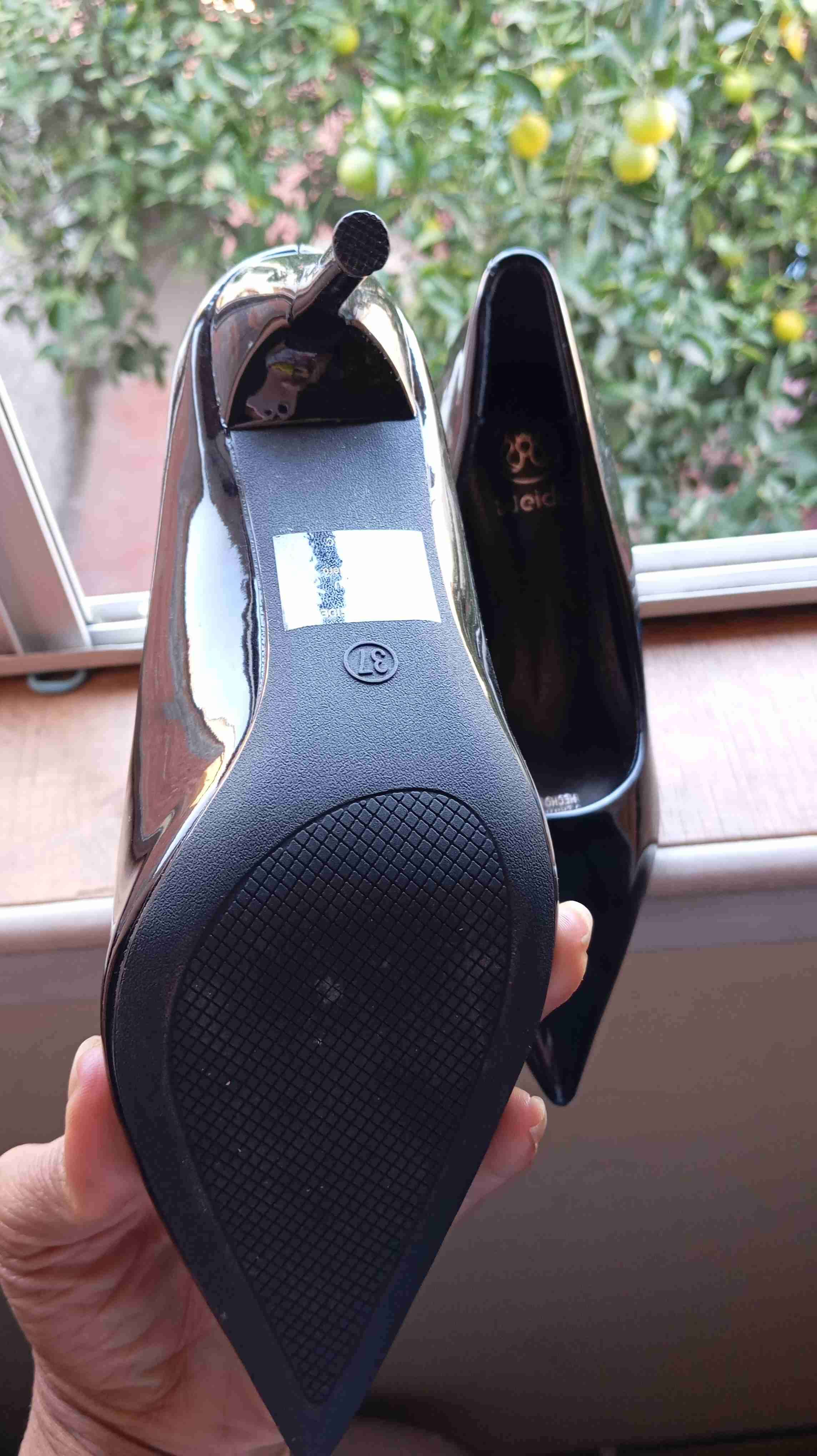 Tacones Weide negros brillantes - miniatura 2