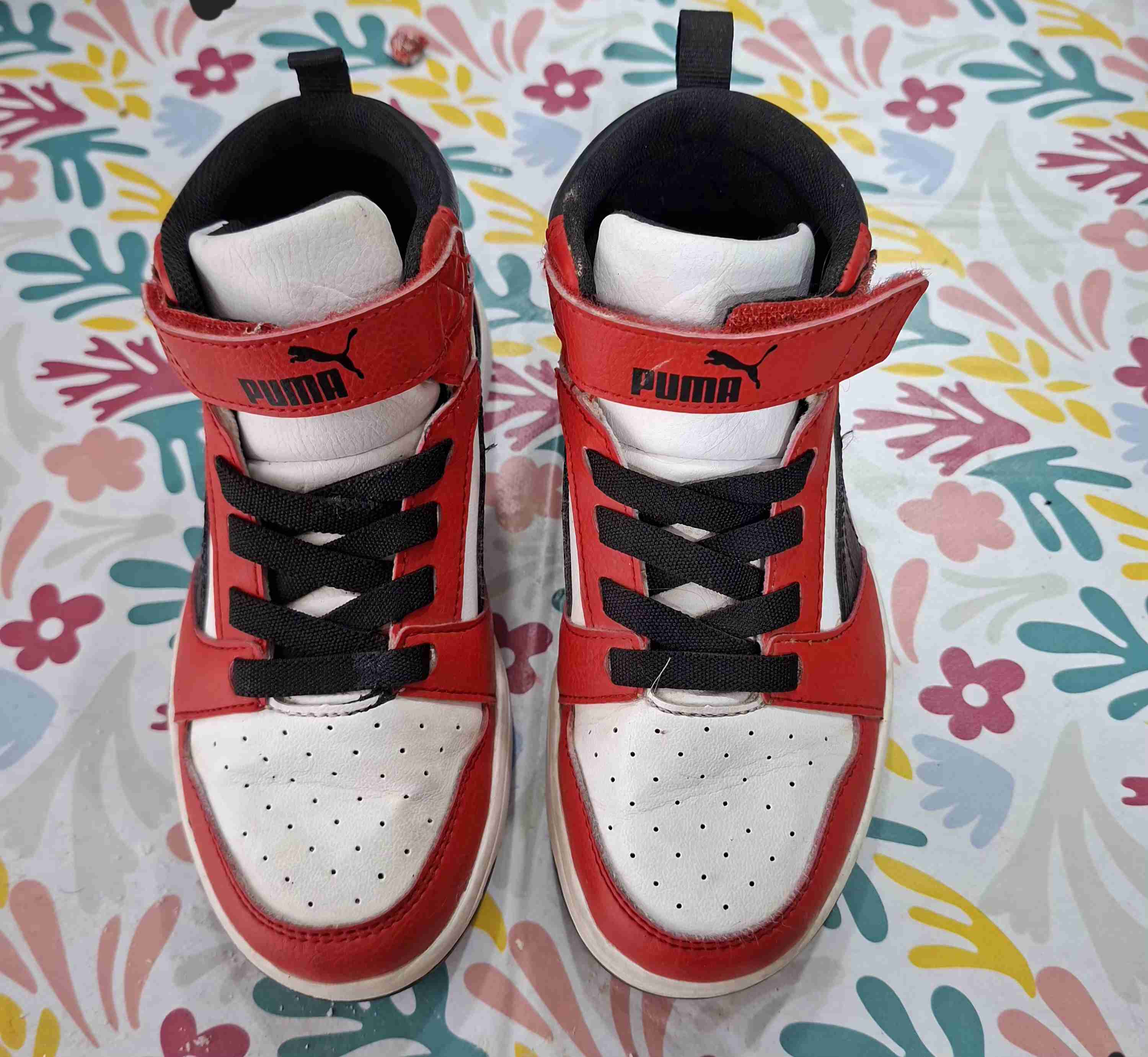 Zapatillas deportivas Puma rojas - miniatura 1