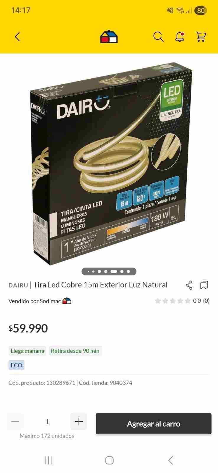 Tira LED luz neutra 15m - miniatura 3