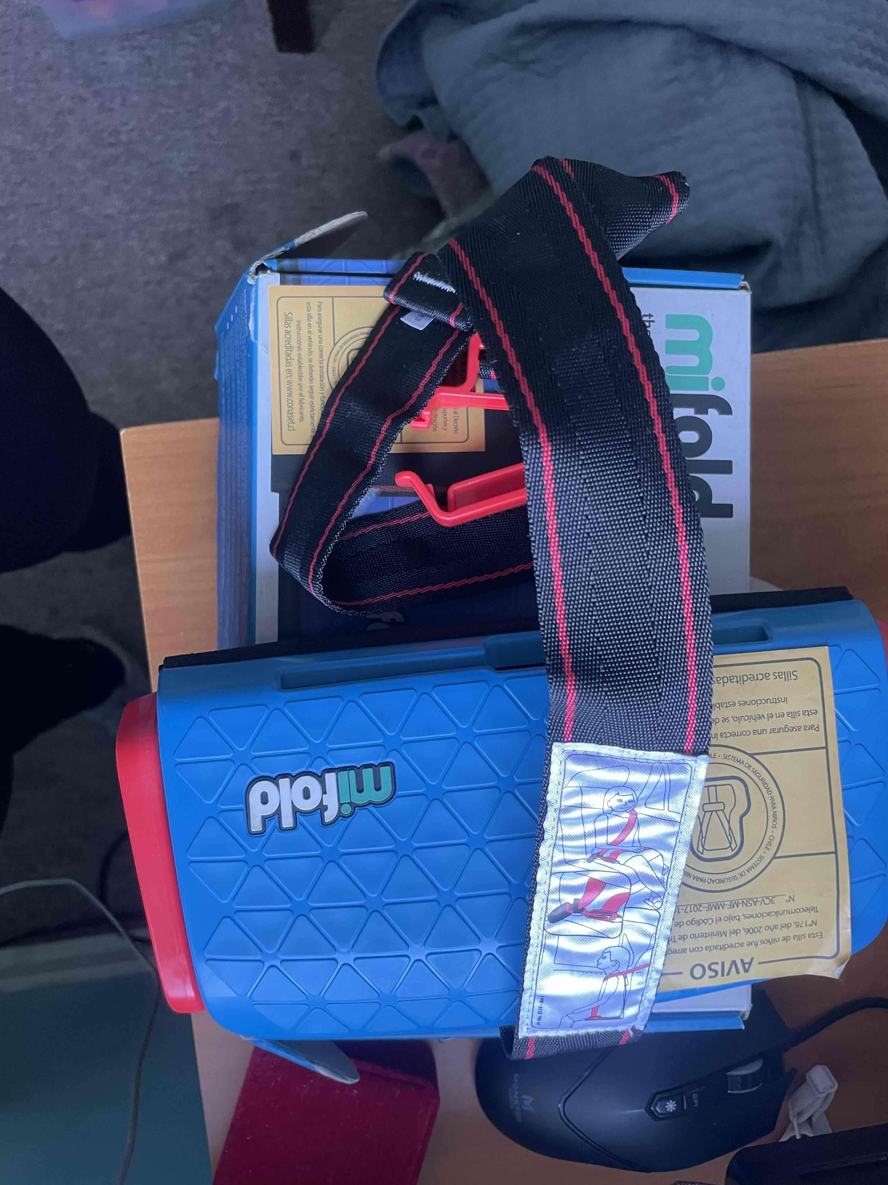 Alzador portátil Mifold compacto azul - miniatura 2