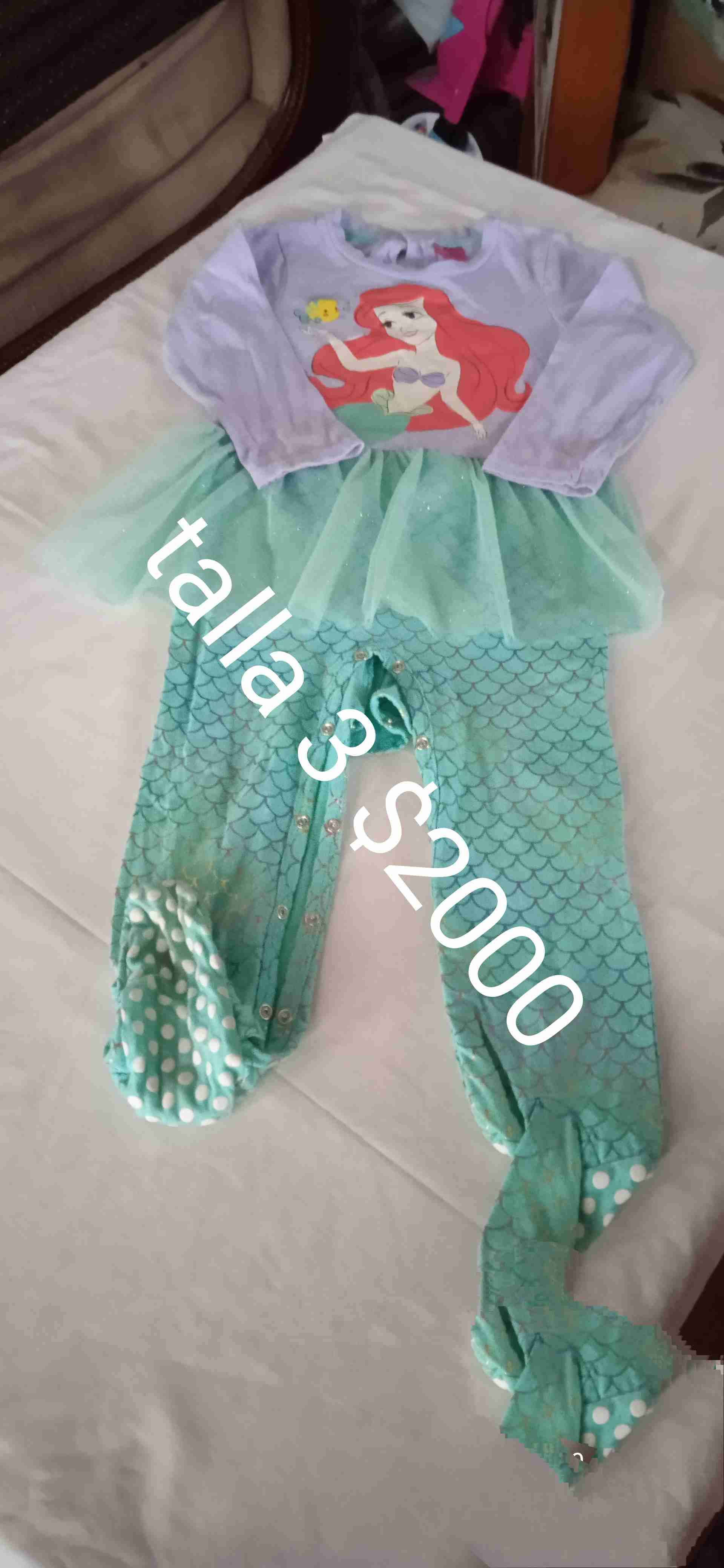 Pijama rosa infantil talla 3 - miniatura 4