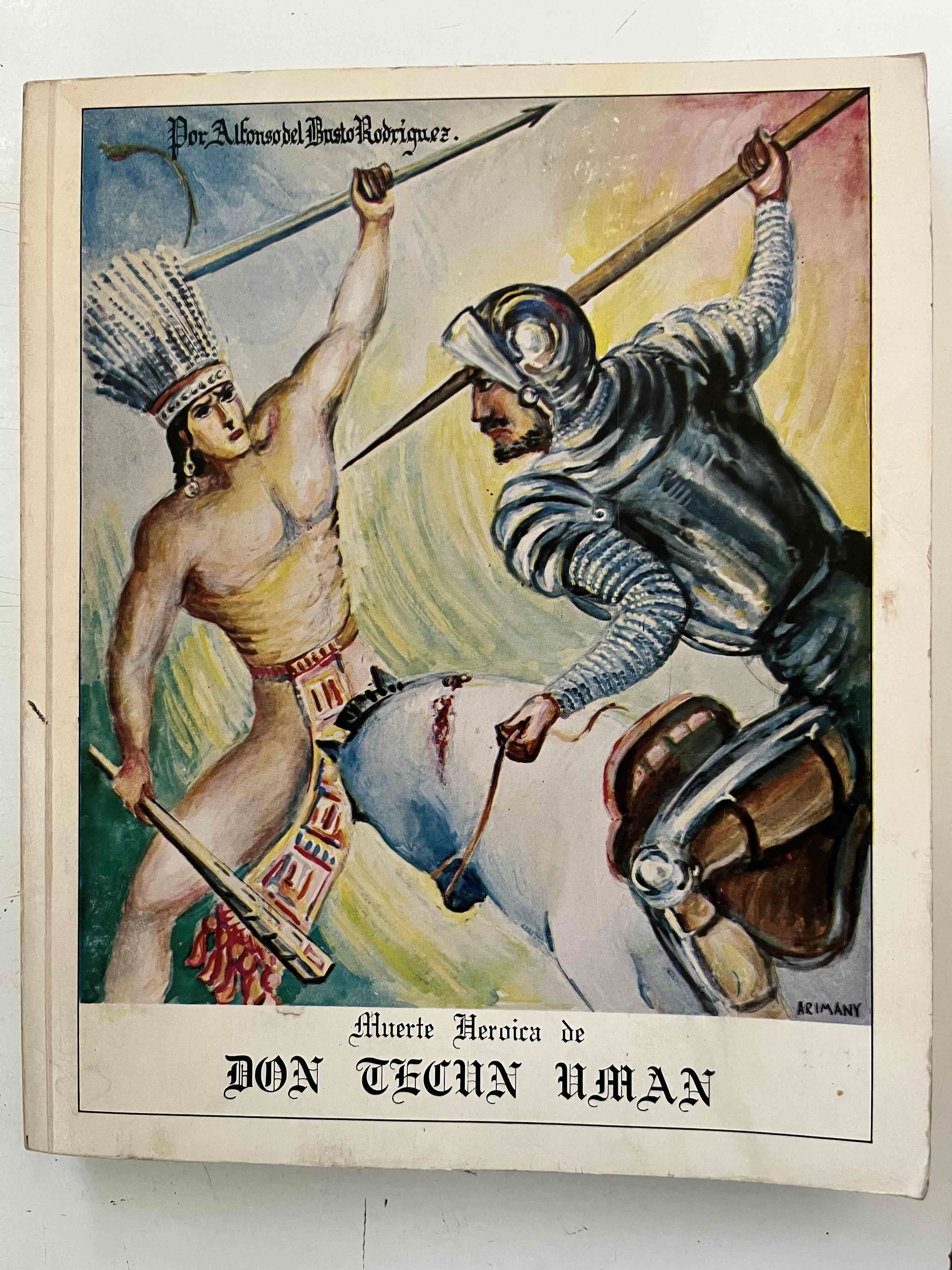 Libro Muerte Heroica Don Tecun Uman - miniatura 1