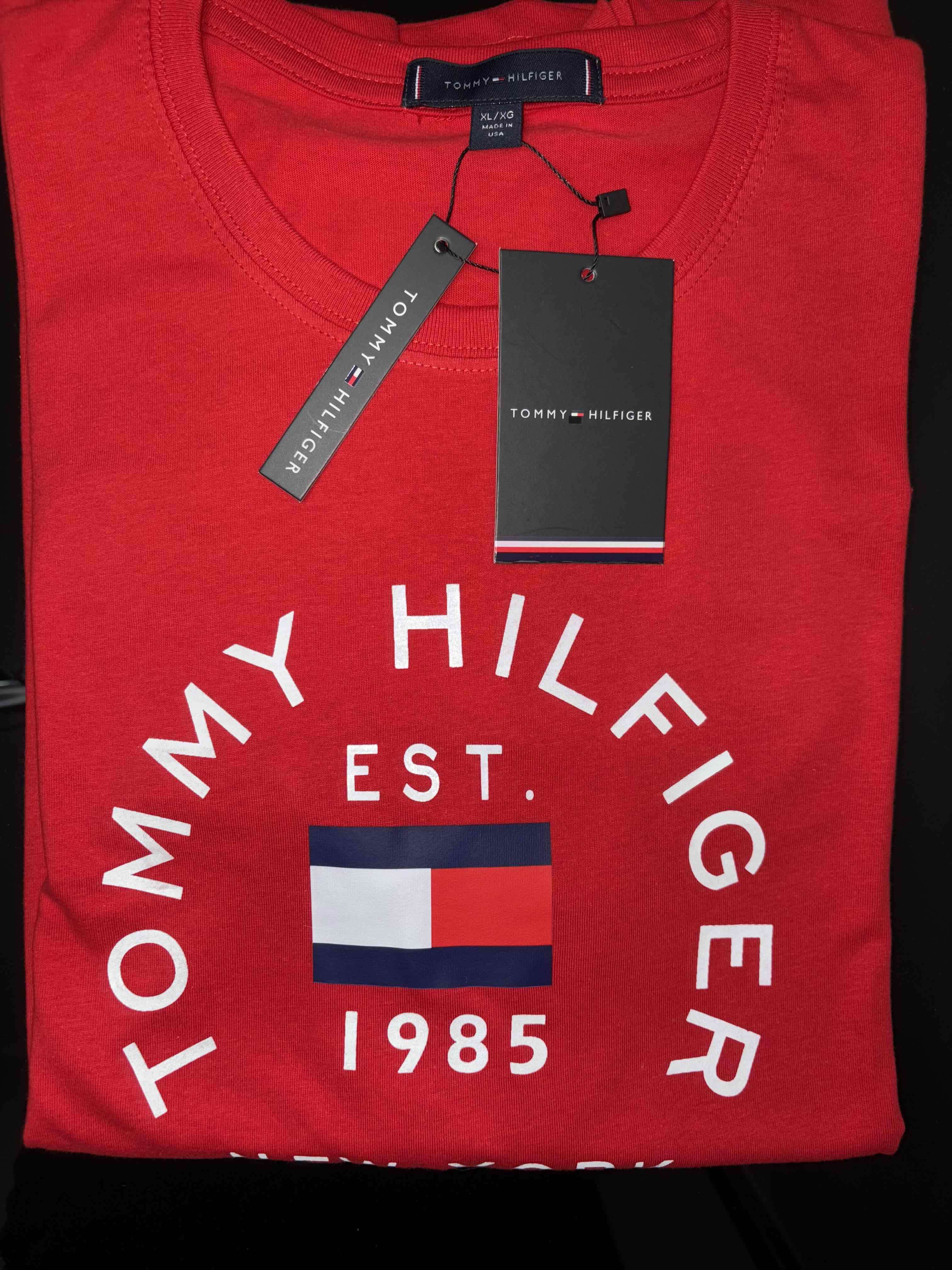 Polera roja Tommy Hilfiger - miniatura 1