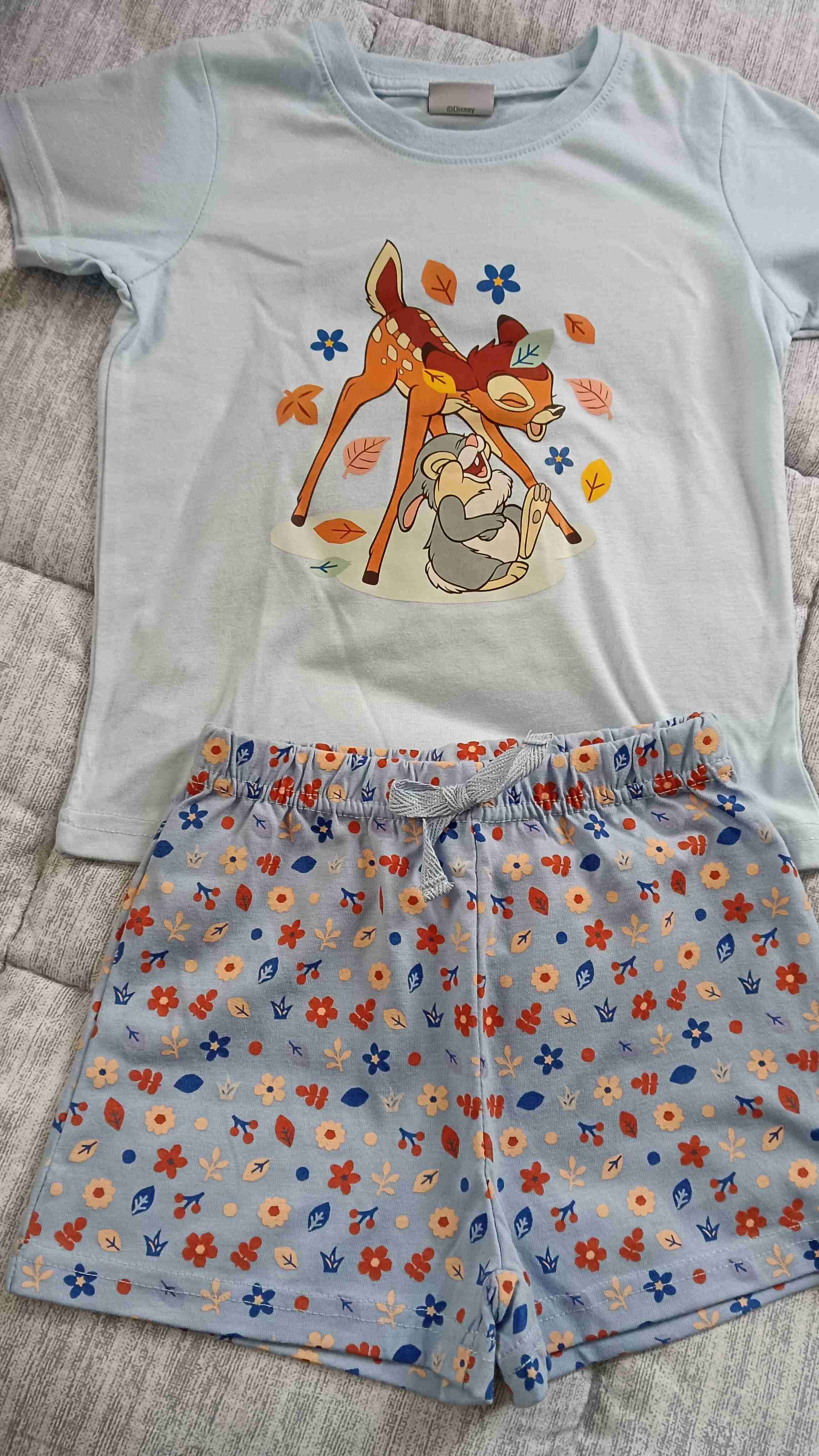 Pijama infantil Bambi azul claro - miniatura 1