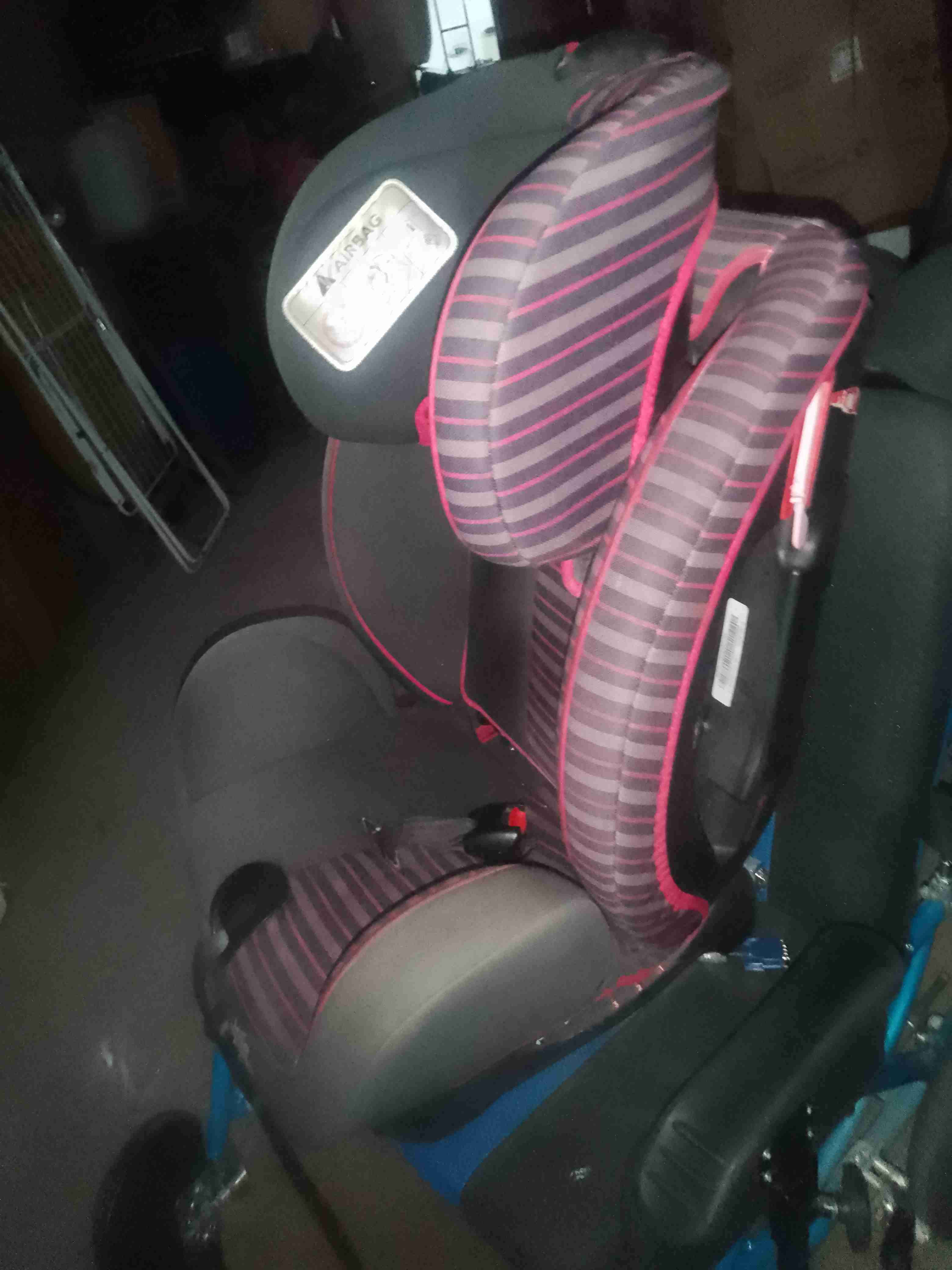 Silla de auto Joie gris y rosa - miniatura 2