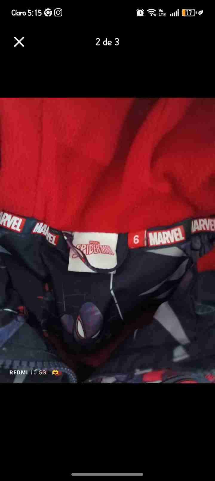 Parka infantil Spiderman marvel - miniatura 2
