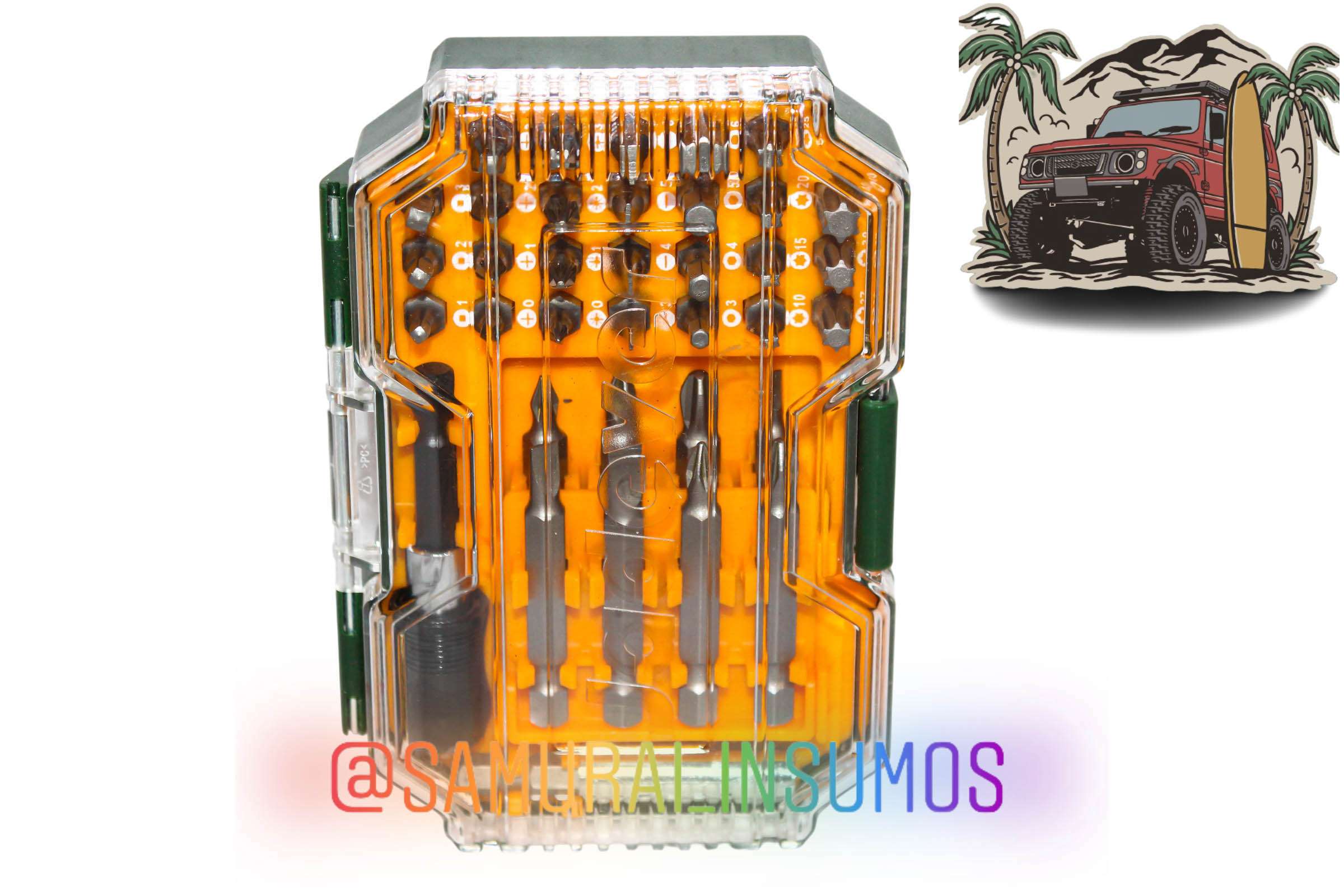 Kit 36En1 Puntas Destornillador 1/4 Hexagonal Cr-v - miniatura 1