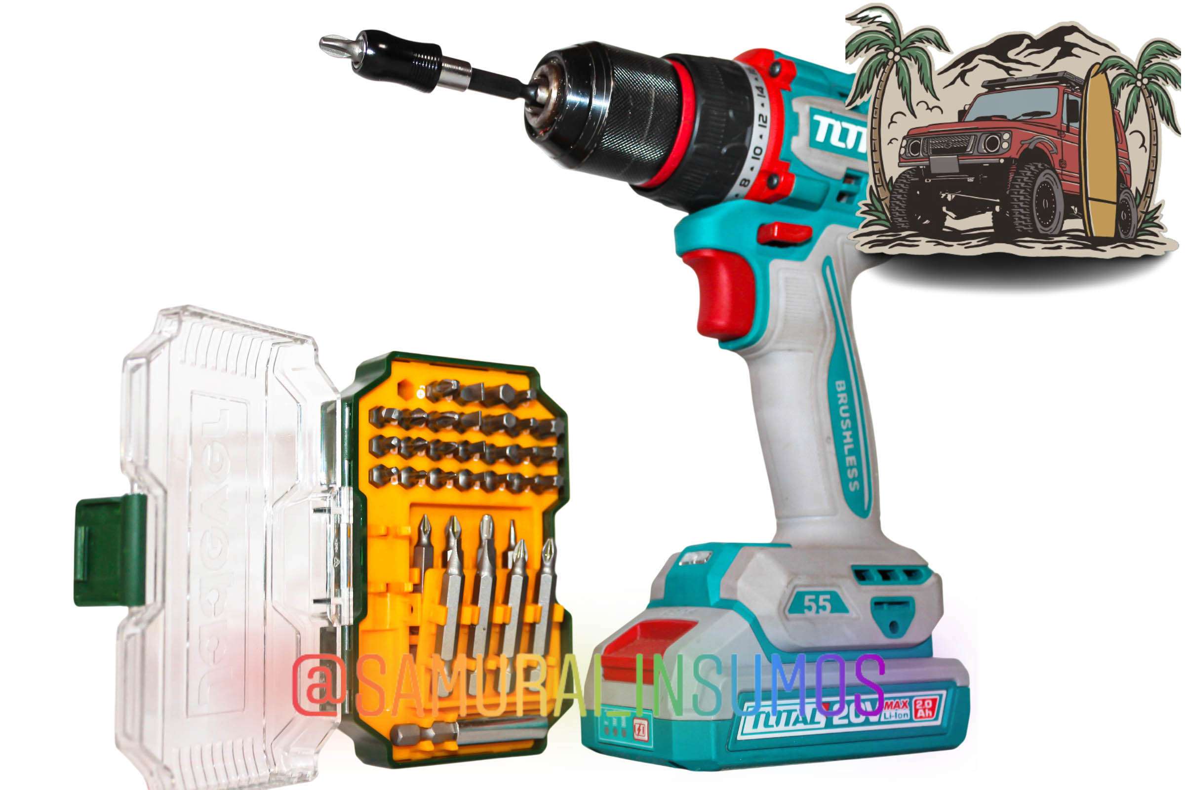 Kit 36En1 Puntas Destornillador 1/4 Hexagonal Cr-v - miniatura 2