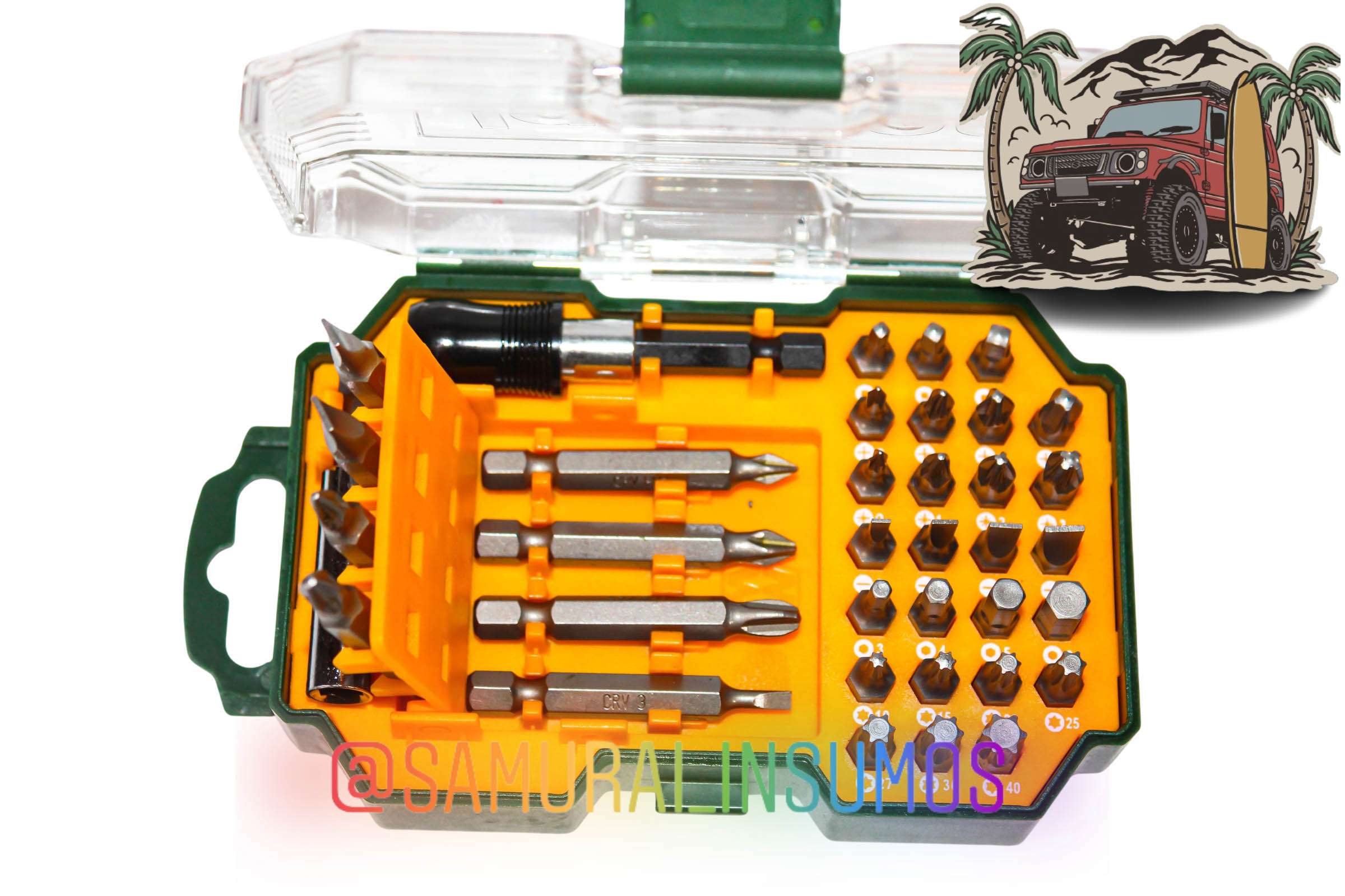 Kit 36En1 Puntas Destornillador 1/4 Hexagonal Cr-v - miniatura 3