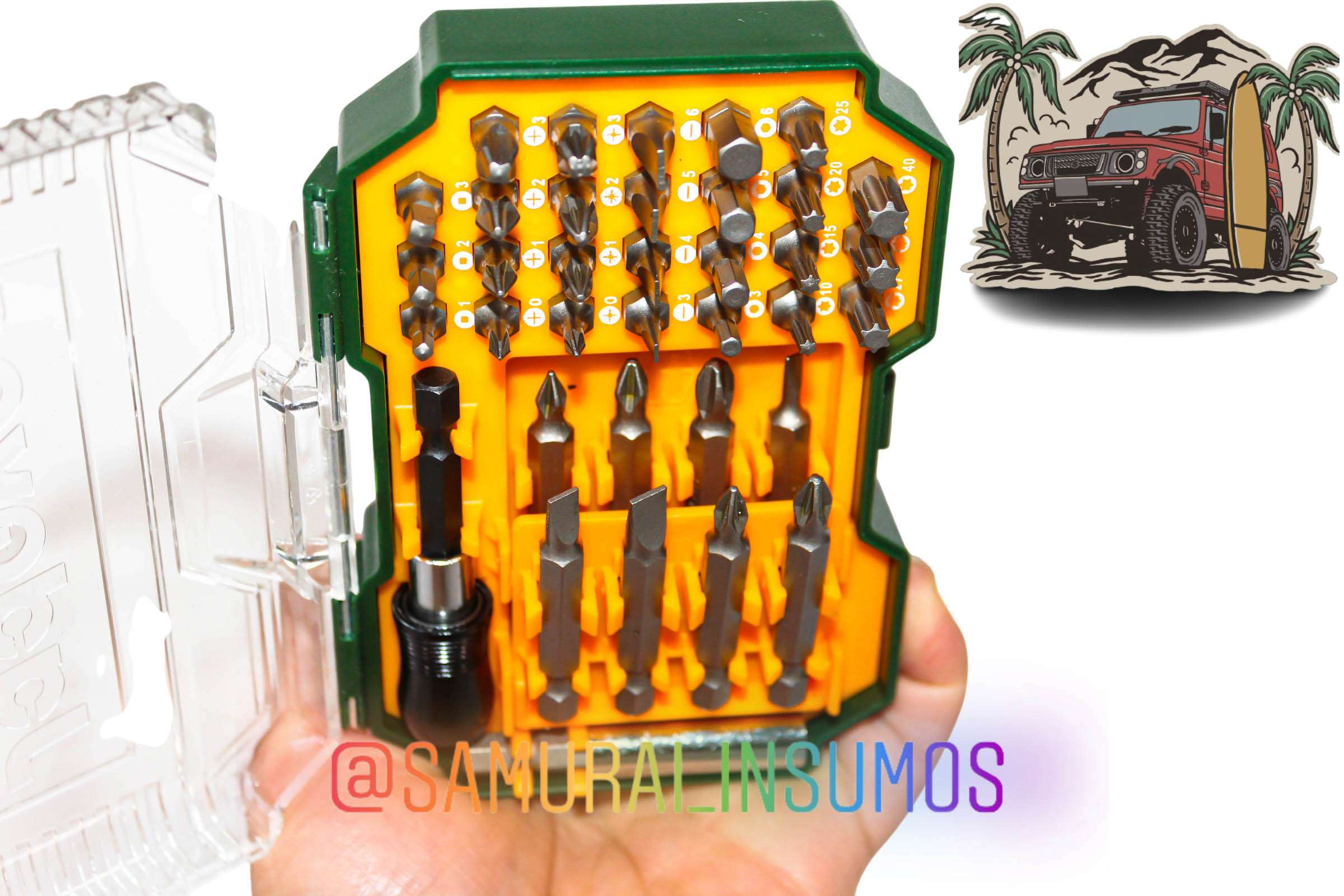 Kit 36En1 Puntas Destornillador 1/4 Hexagonal Cr-v - miniatura 4