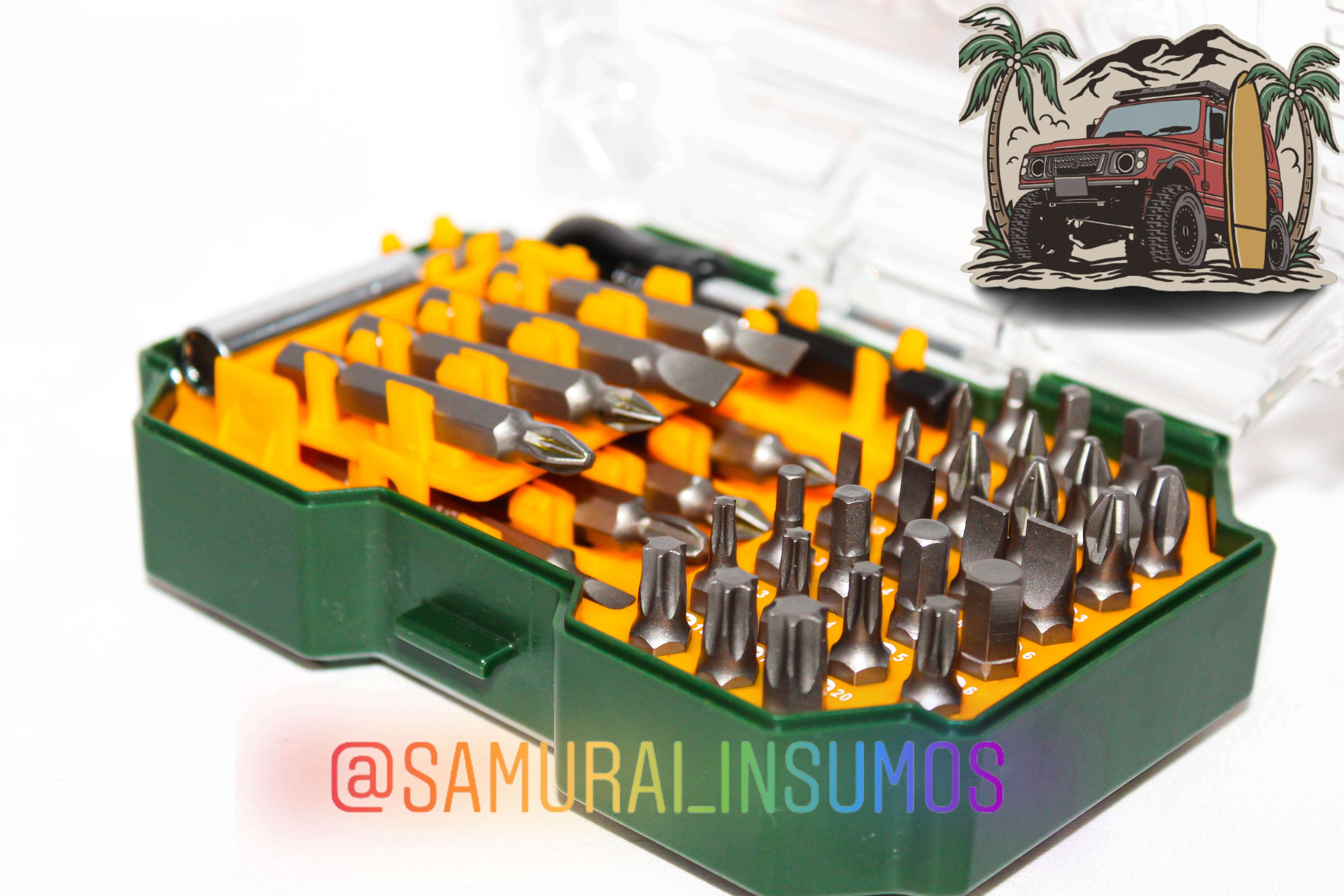 Kit 36En1 Puntas Destornillador 1/4 Hexagonal Cr-v - miniatura 5