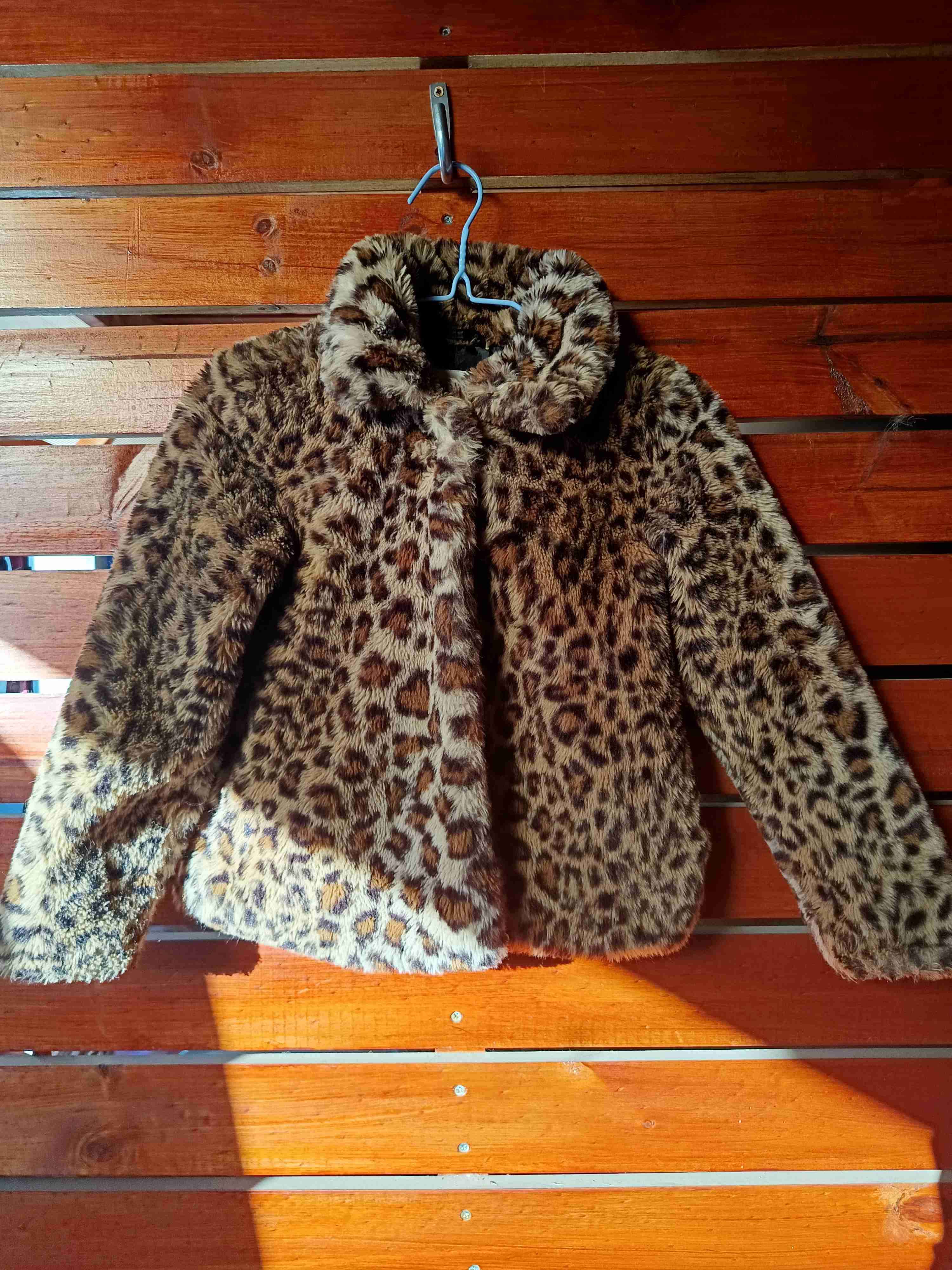 Chaqueta de piel sintética leopardo - miniatura 1