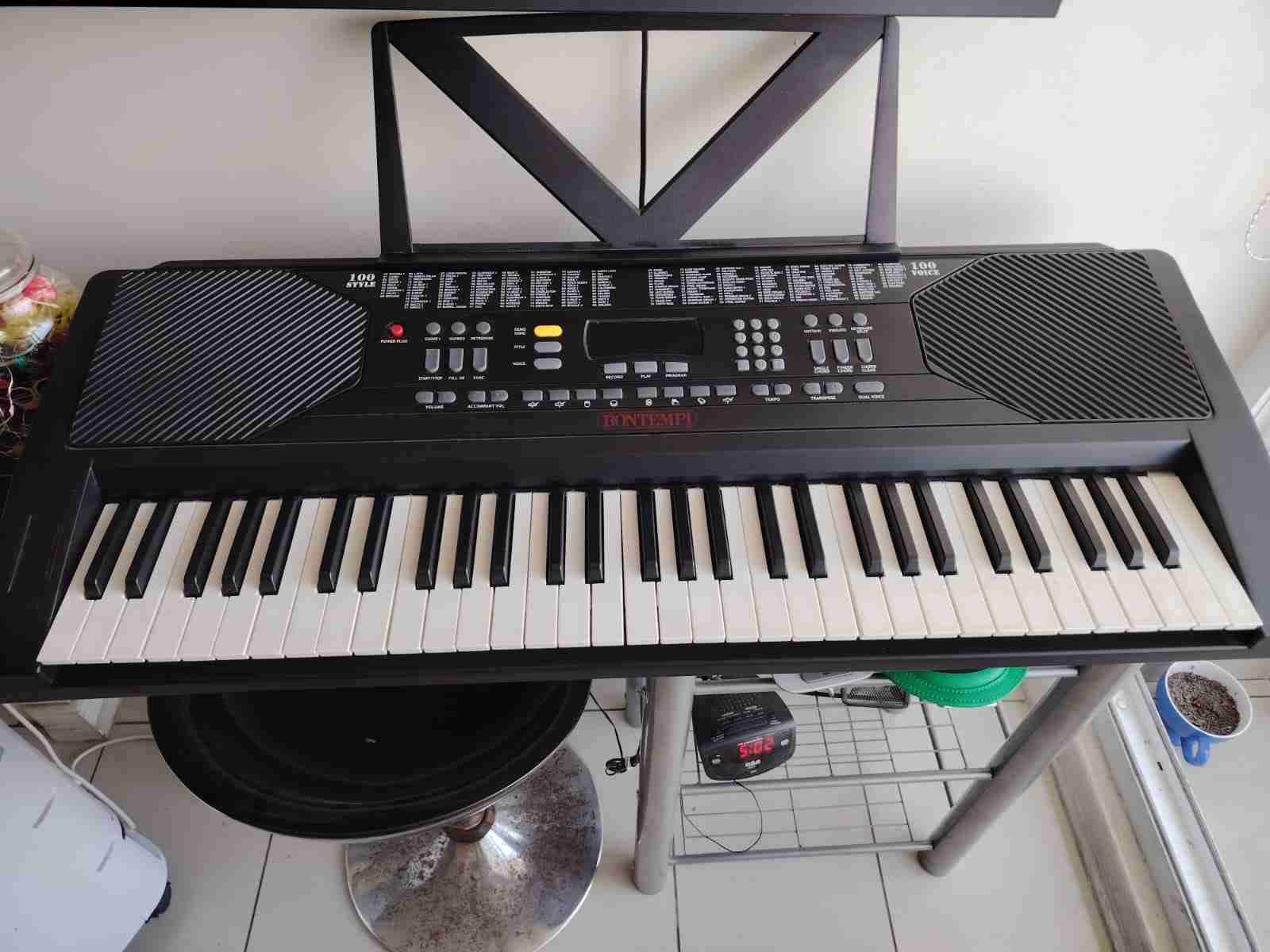 Teclado electrónico 61 teclas Bontempi Nu003 - miniatura 1