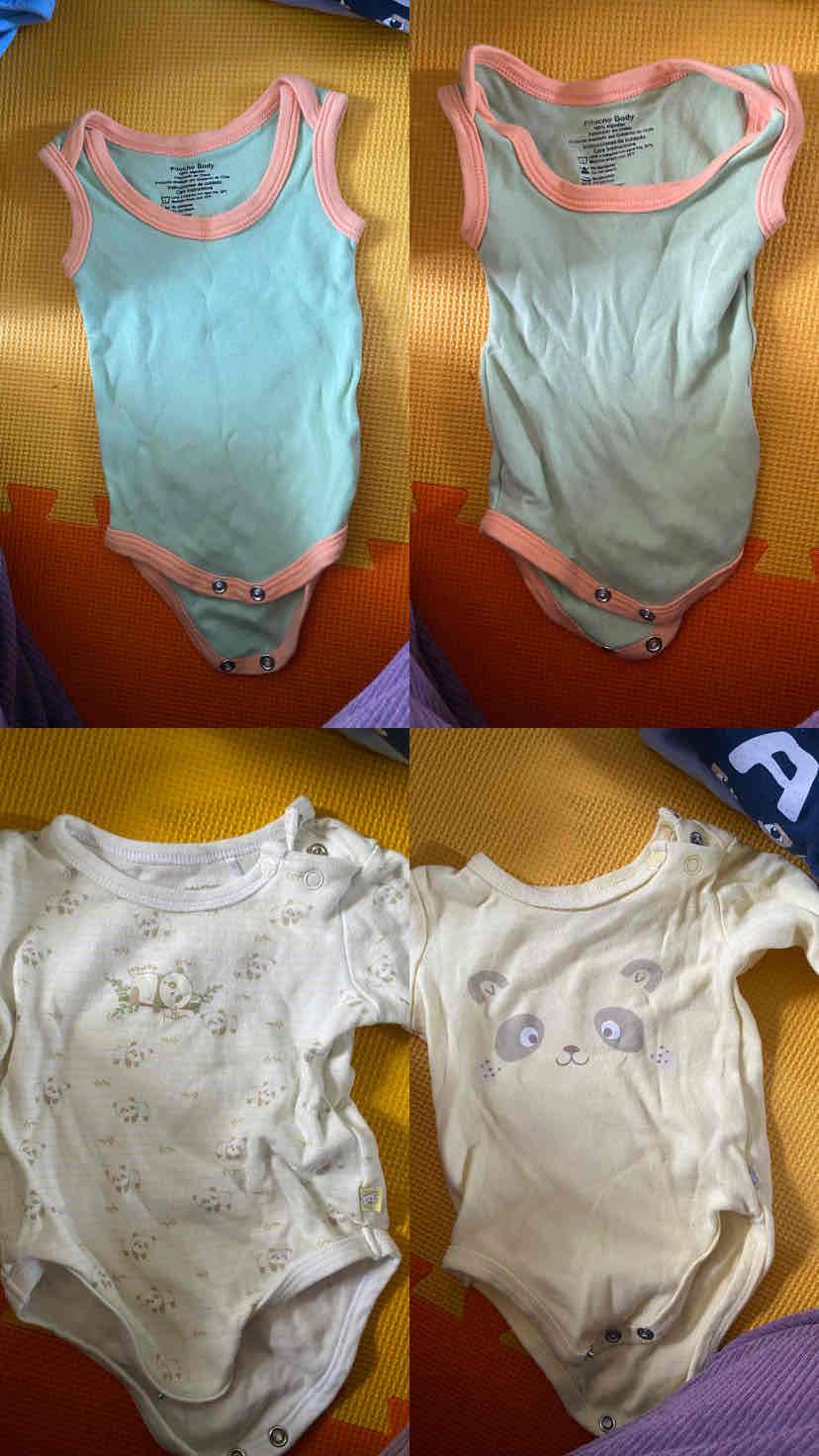 Lote de bodies de bebé multicolor 0-3 - 2
