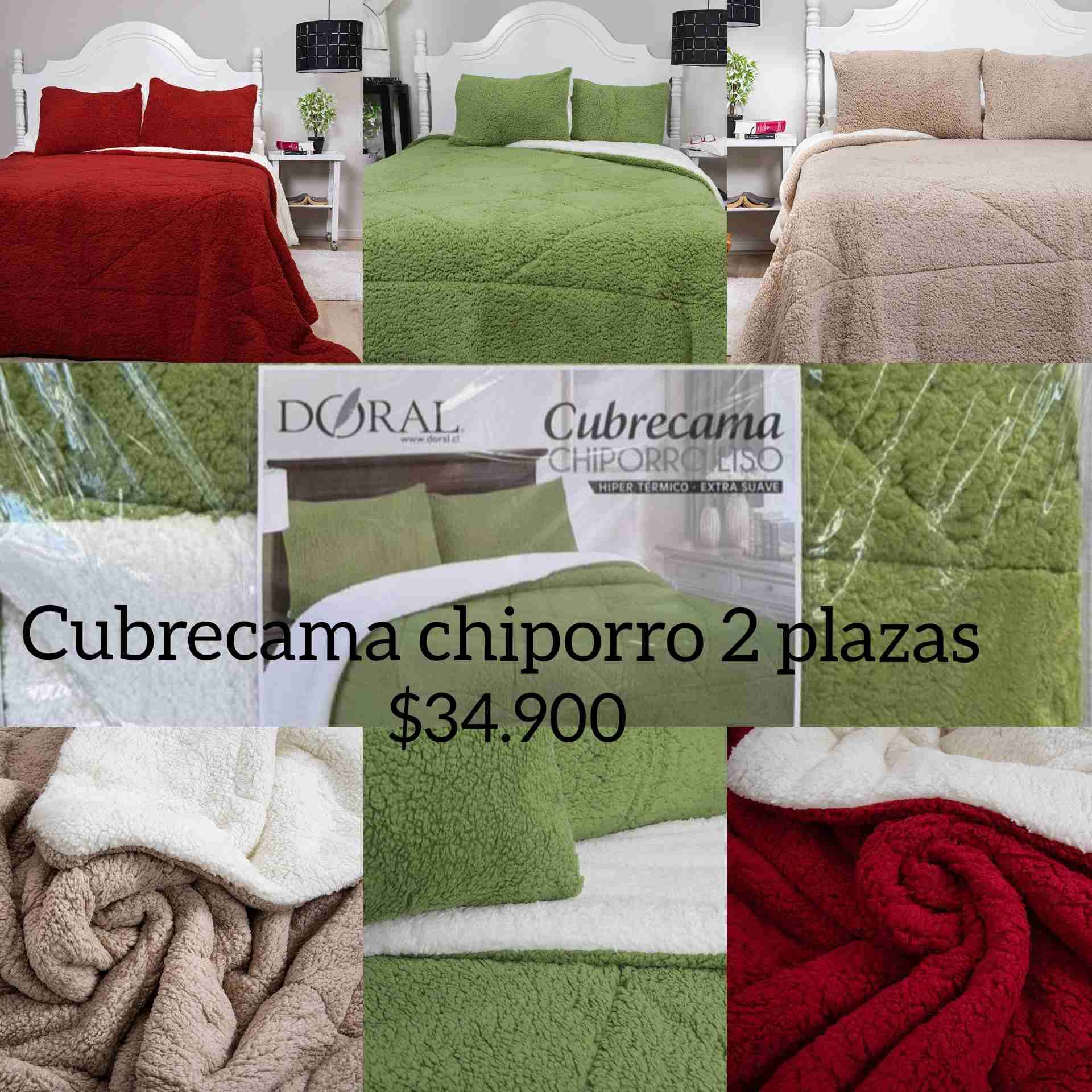 Cubre cama chiporro 2 plazas - miniatura 1