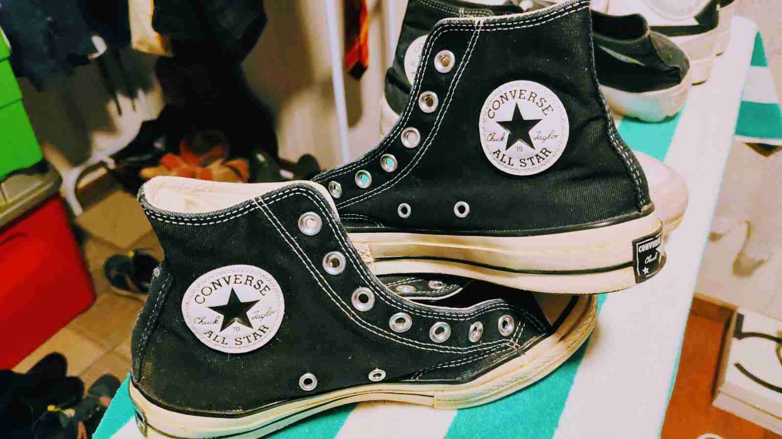 Zapatillas negras Converse All Star