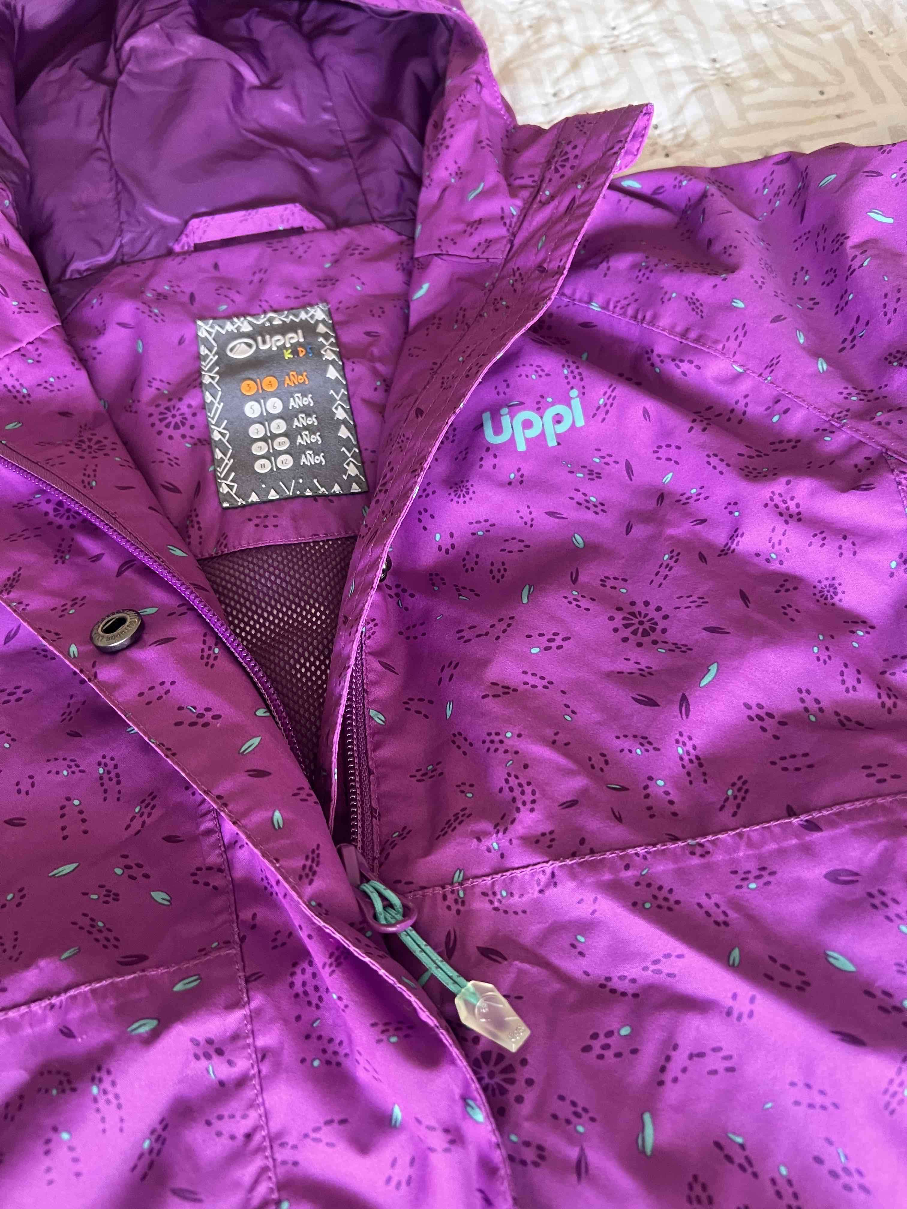 Chaqueta Lippi  morada impermeable niña - miniatura 2