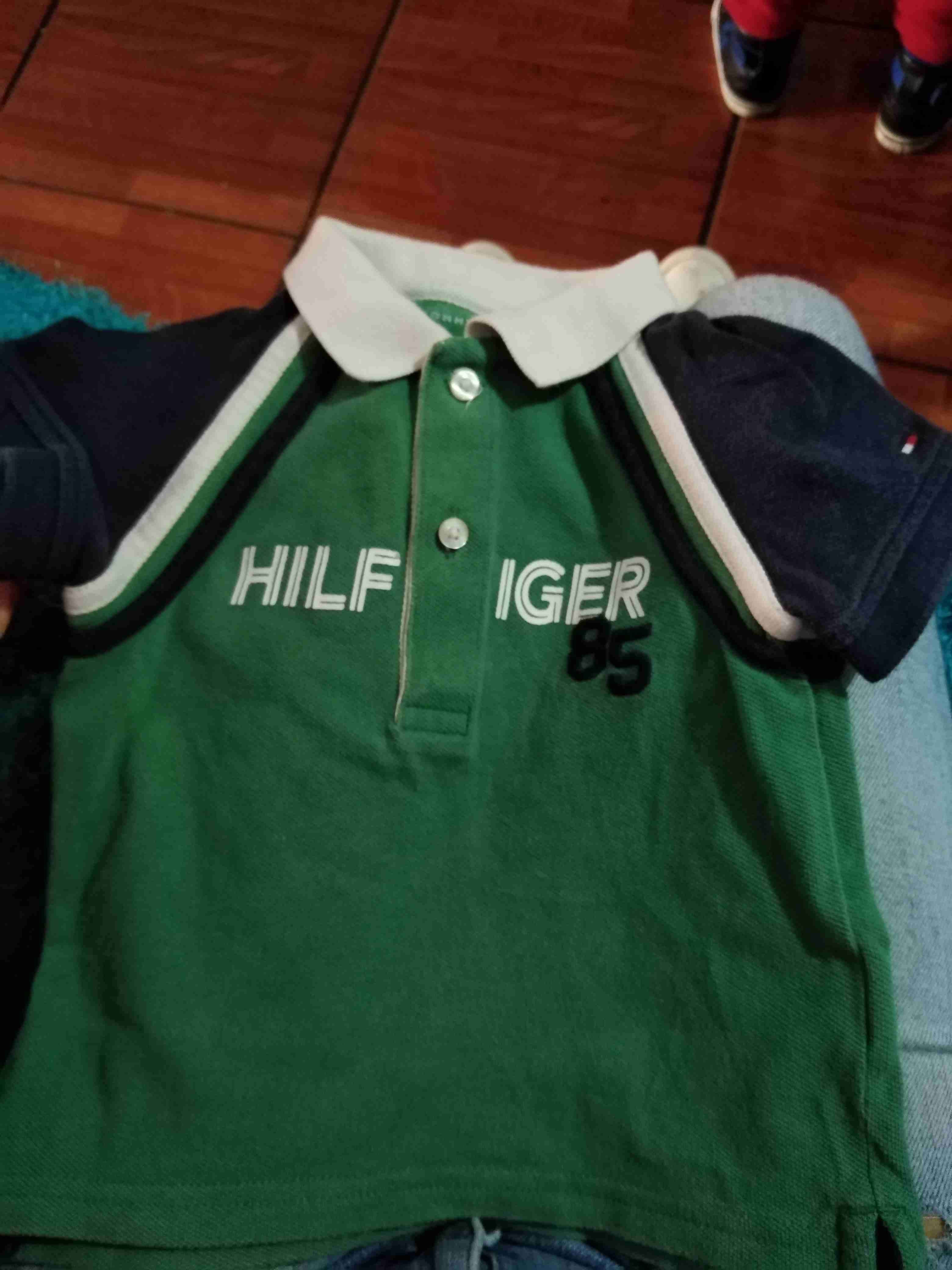 Polera tommy verde niño