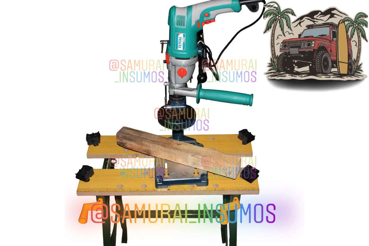 Banco Trabajo Plegable 100Kg Acero+Madera Jadever - miniatura 4