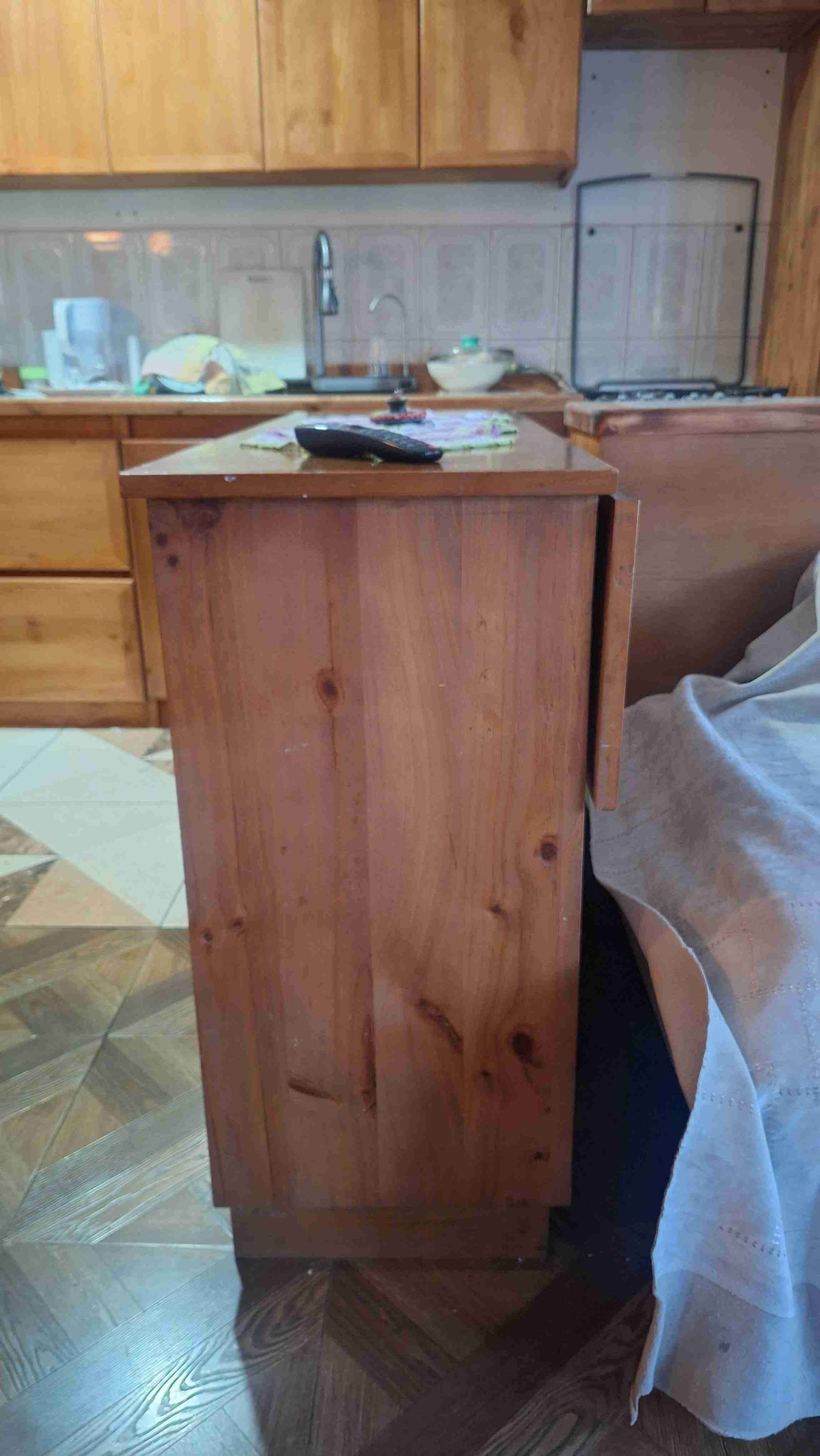 Mesa tipo isla de madera con cajones - miniatura 3