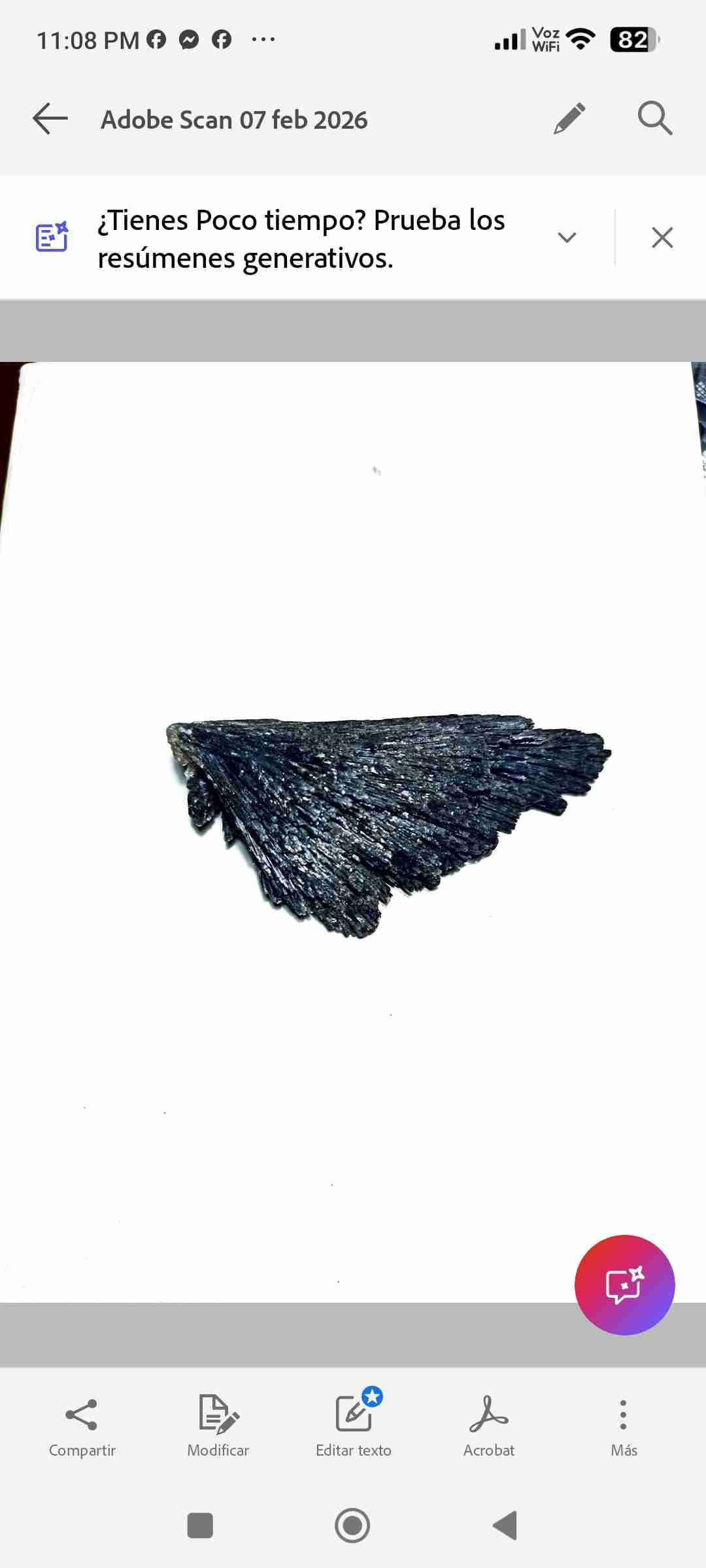 Piedra energética escoba de la bruja   CiANITA neg - miniatura 4