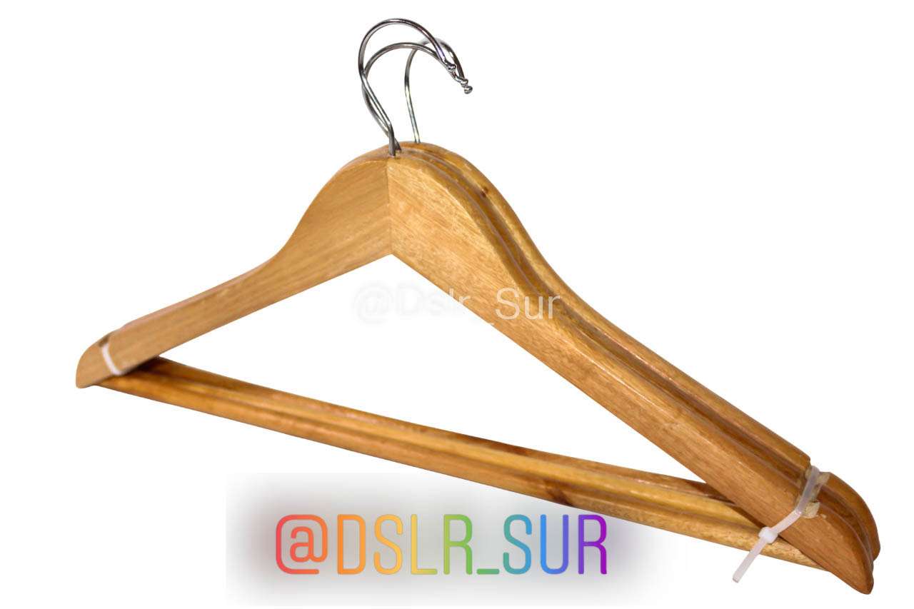 Tripack -Colgador Ropa Madera - miniatura 3